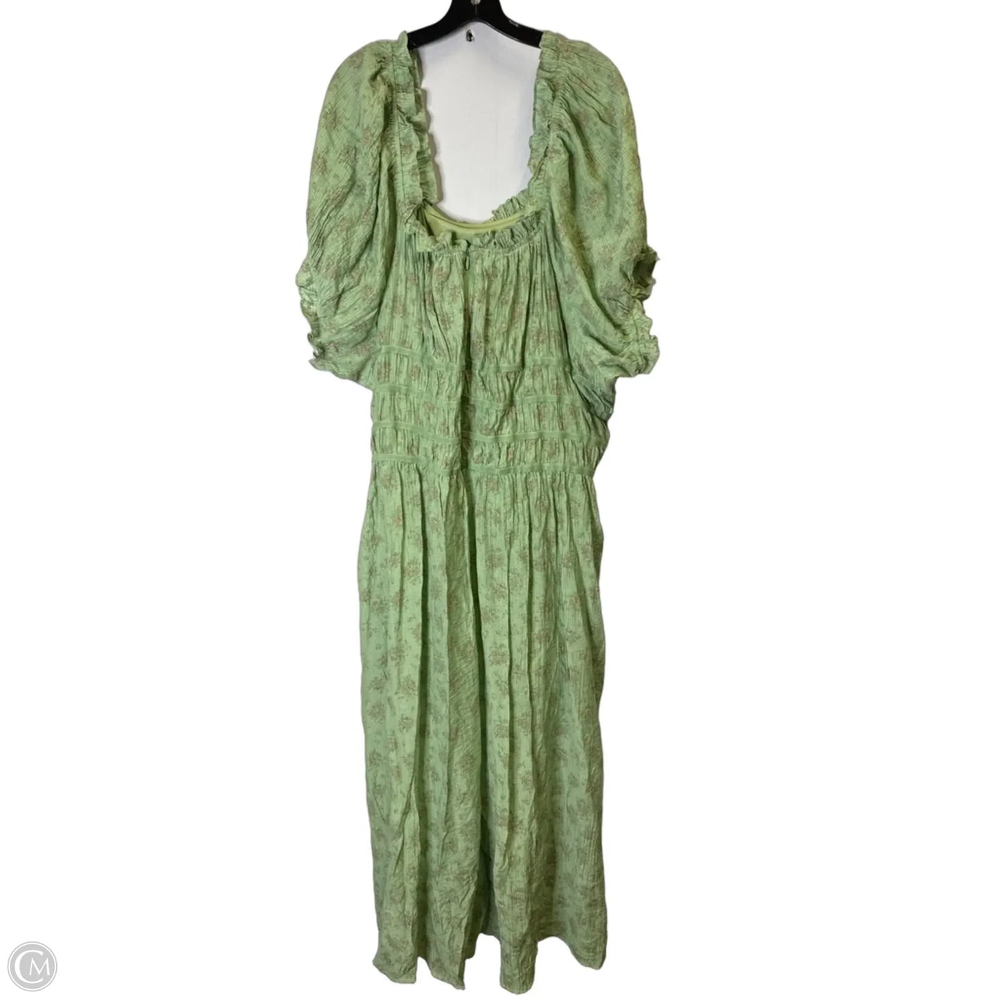 Dress Casual Maxi By Cmb In Green, Size: 4x