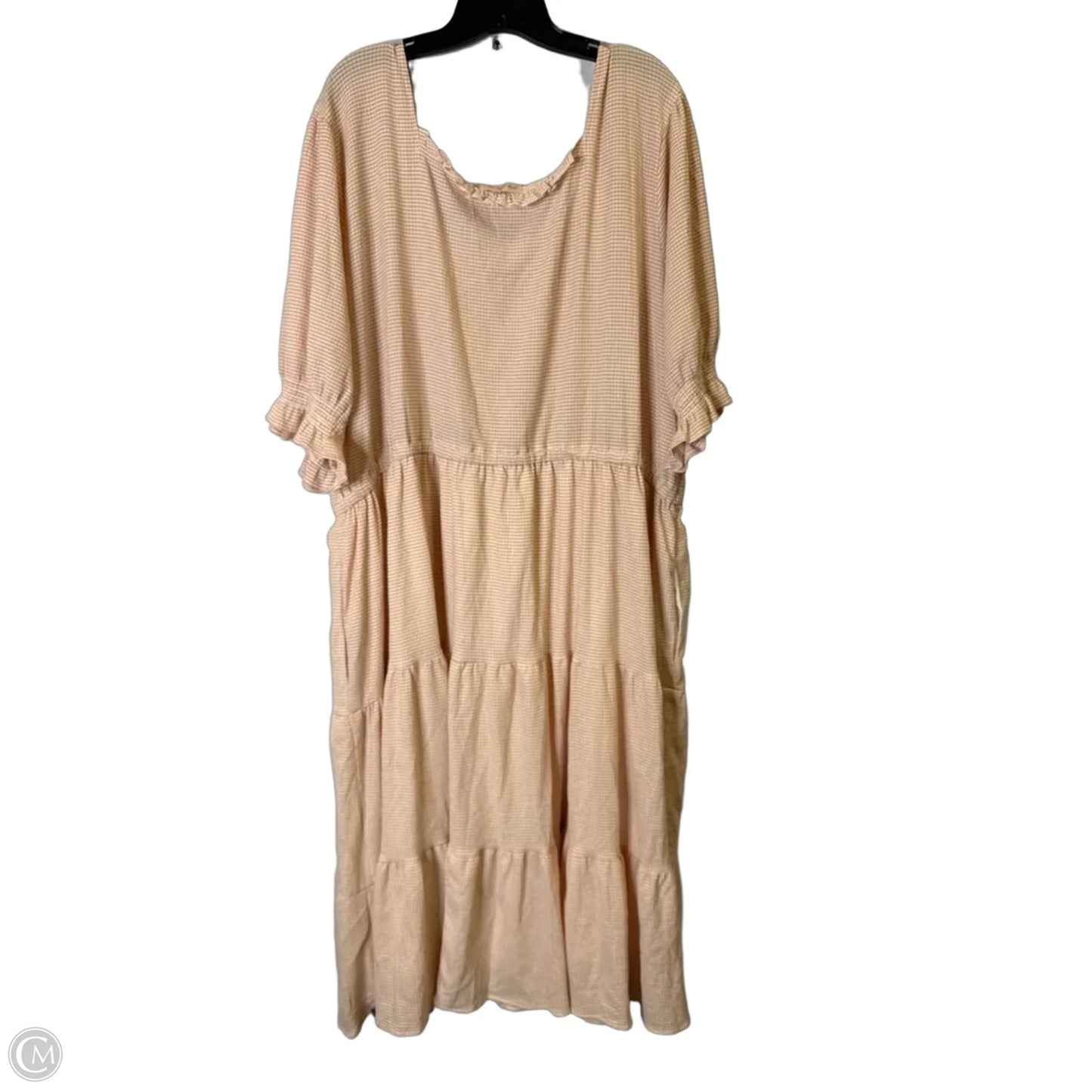 Dress Casual Midi By Cmb In Pink, Size: 4x