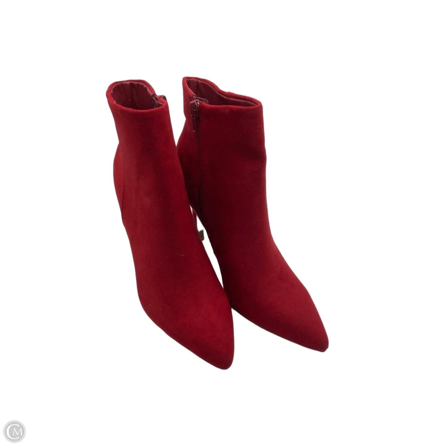 Boots Ankle Heels By Sugar In Red, Size: 8