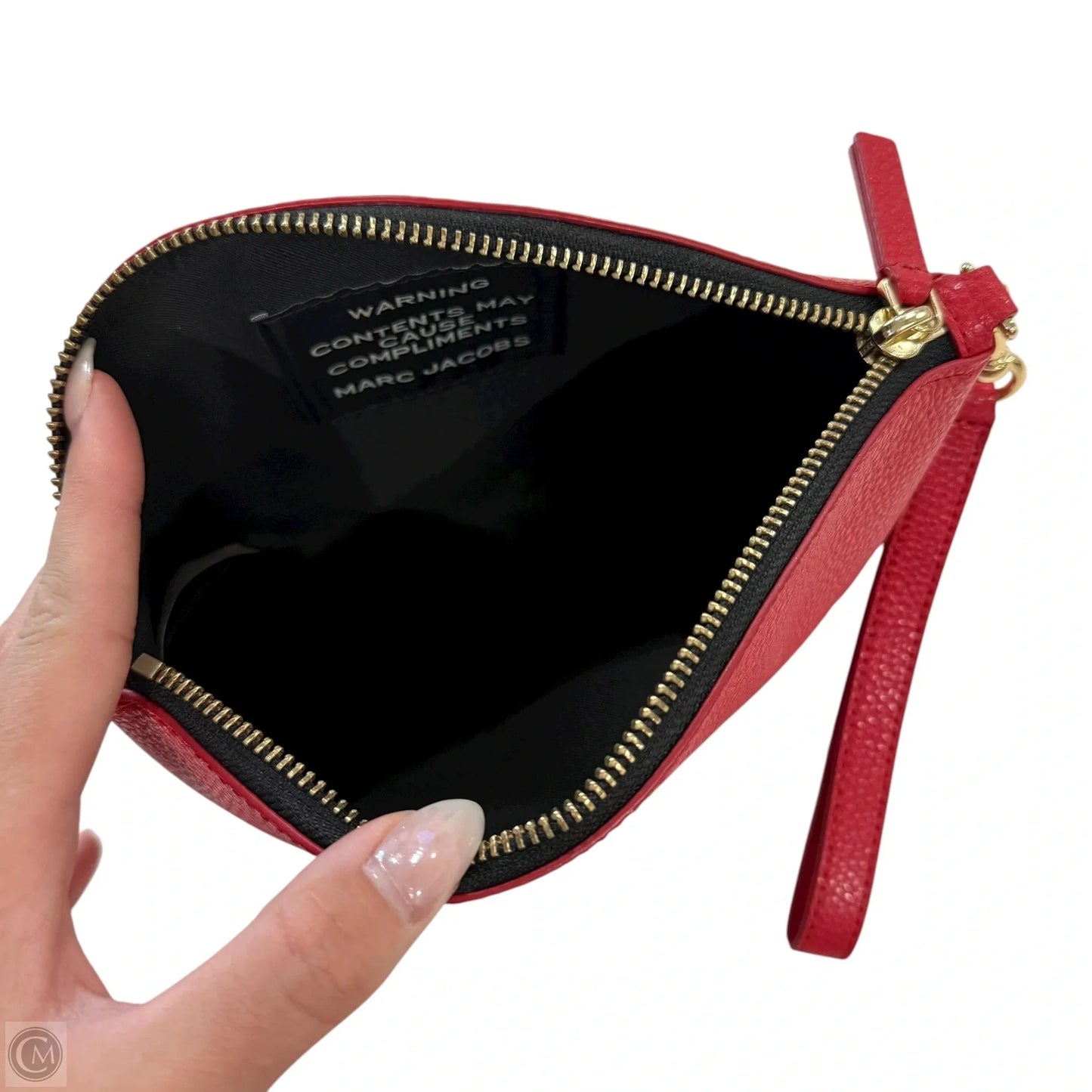 Makeup Bag Luxury Designer By Marc Jacobs, Size: Medium