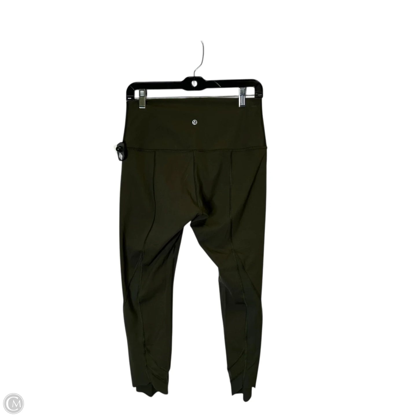 Athletic Leggings Capris By Lululemon In Green, Size: 10