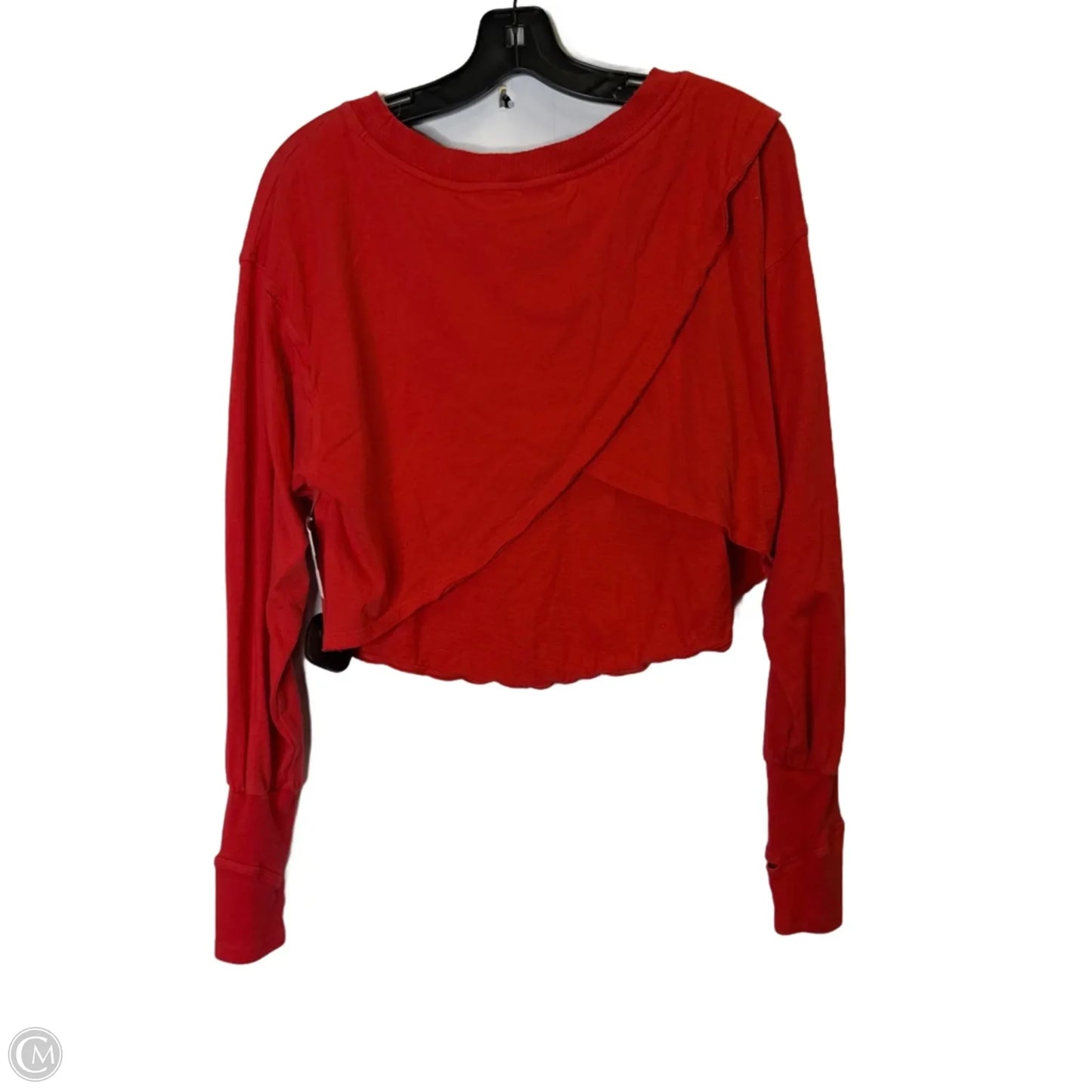 Athletic Top Long Sleeve Crewneck By Joy Lab In Red, Size: Xs