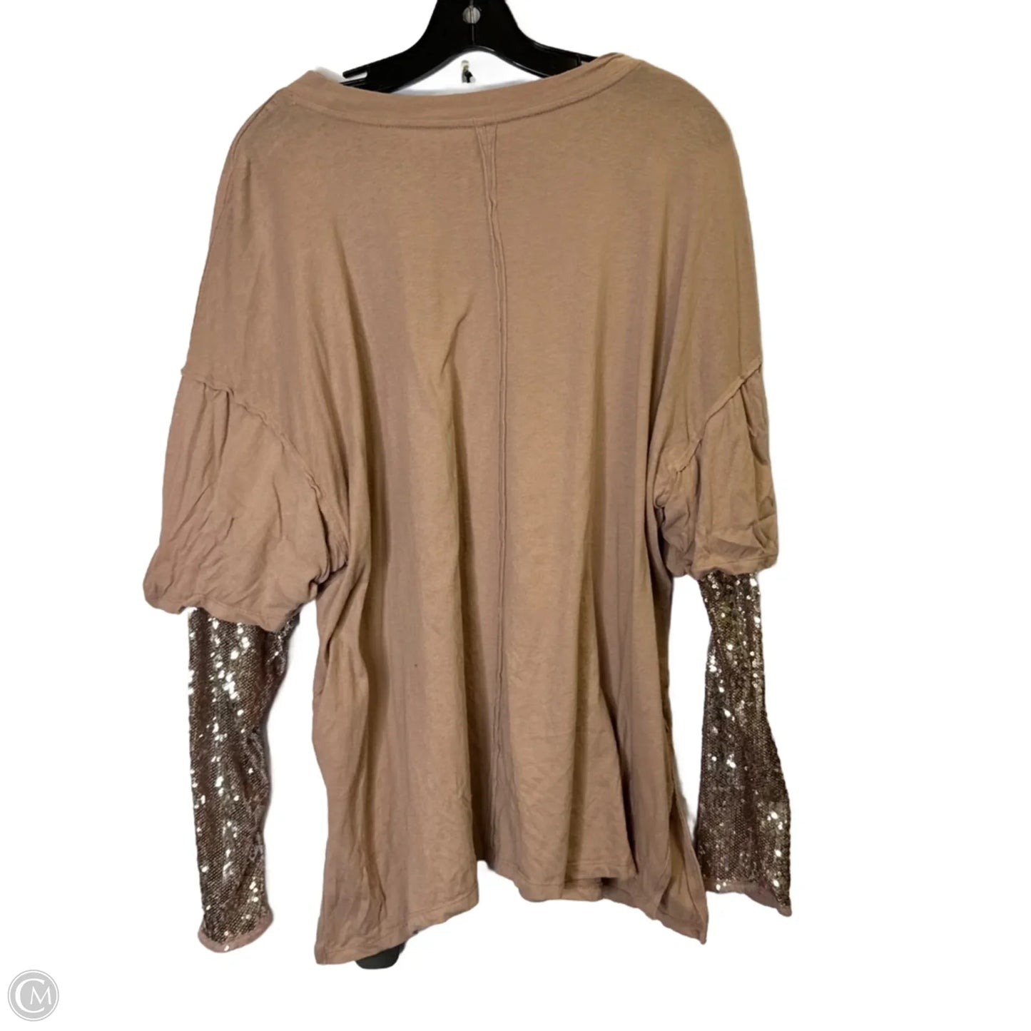 Top Long Sleeve By Free People In Pink, Size: Xs