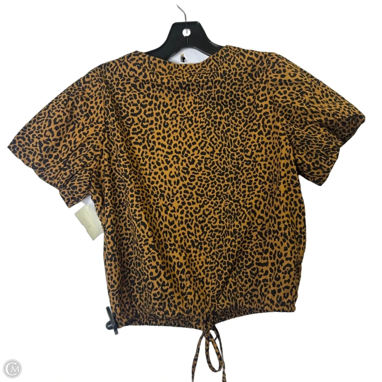 Top Short Sleeve By J. Crew In Animal Print, Size: Xs
