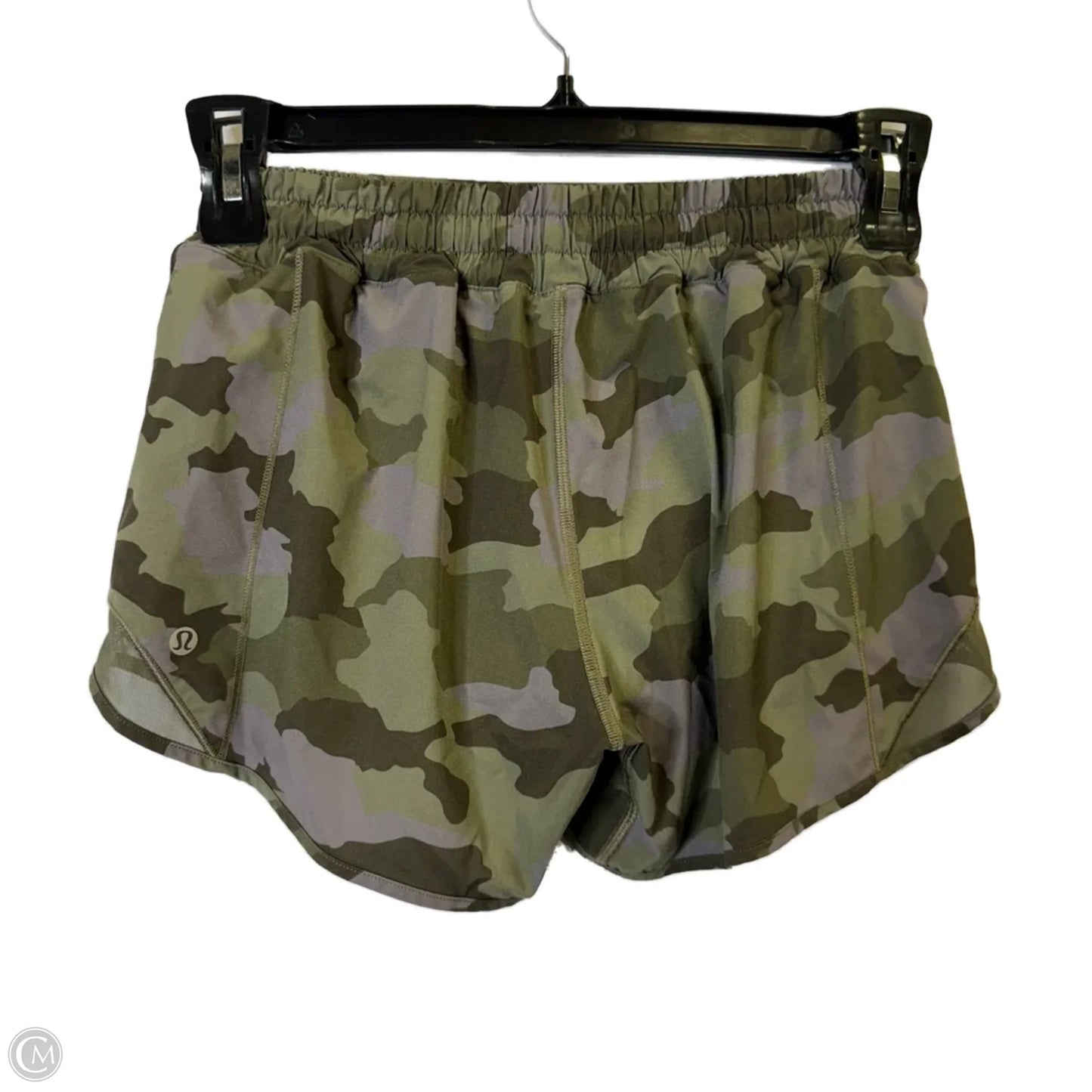 Athletic Shorts By Lululemon In Camouflage Print, Size: 6