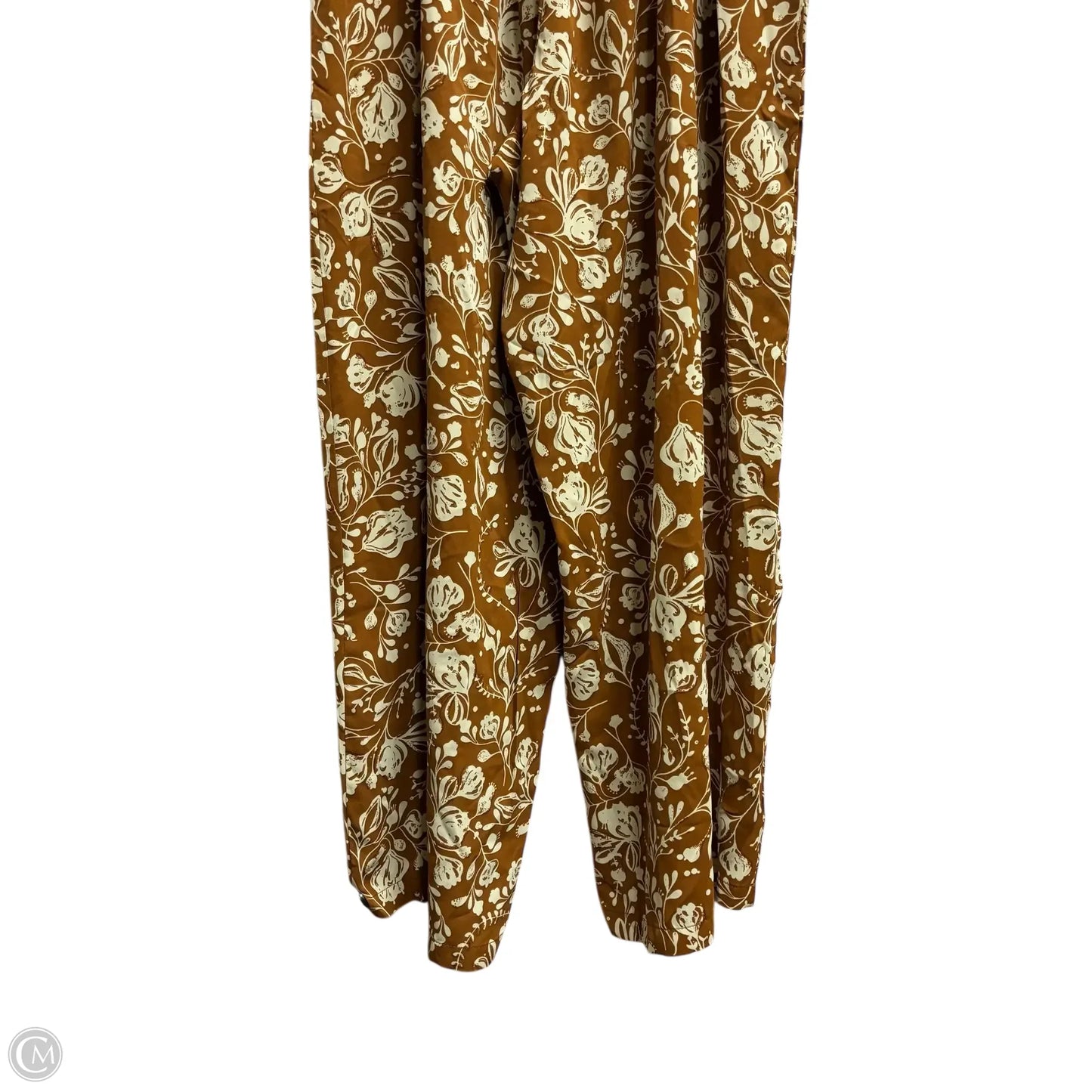 Jumpsuit By Clothes Mentor In Brown, Size: L