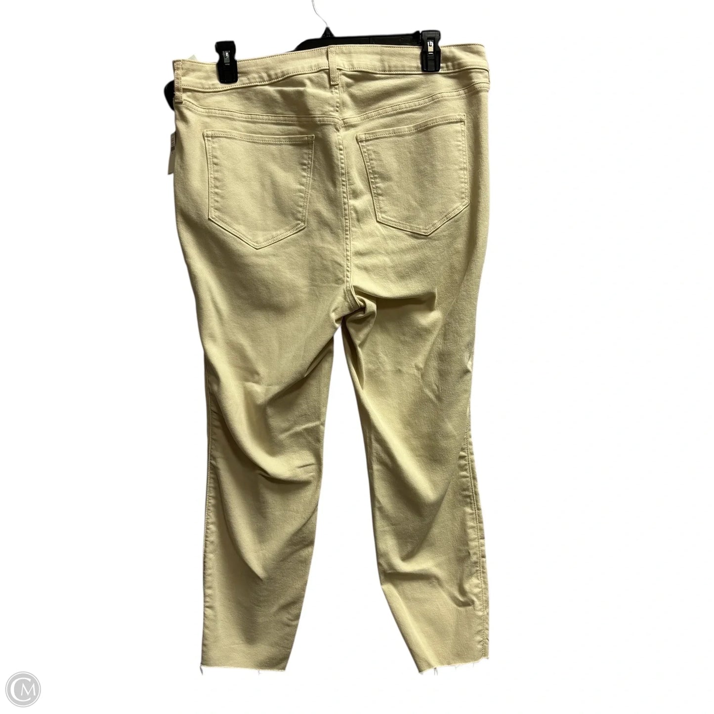 Jeans Skinny By Old Navy In Cream, Size: 20