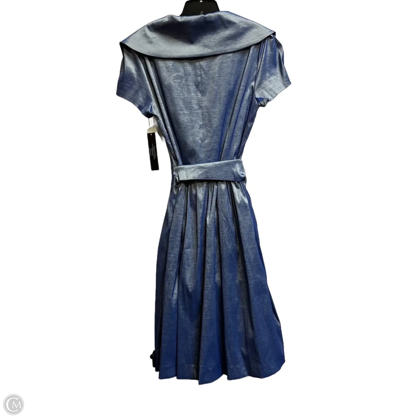 Dress Party Midi By Tahari By Arthur Levine In Blue, Size: 12
