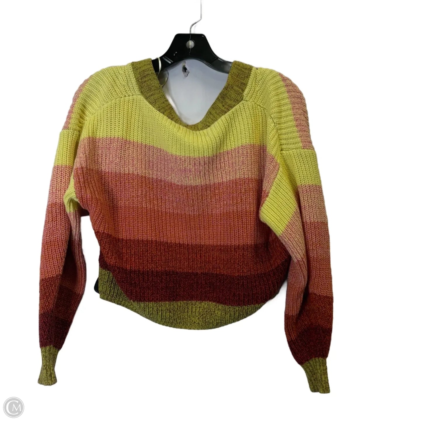 Sweater Cardigan By Urban Outfitters In Striped Pattern, Size: S