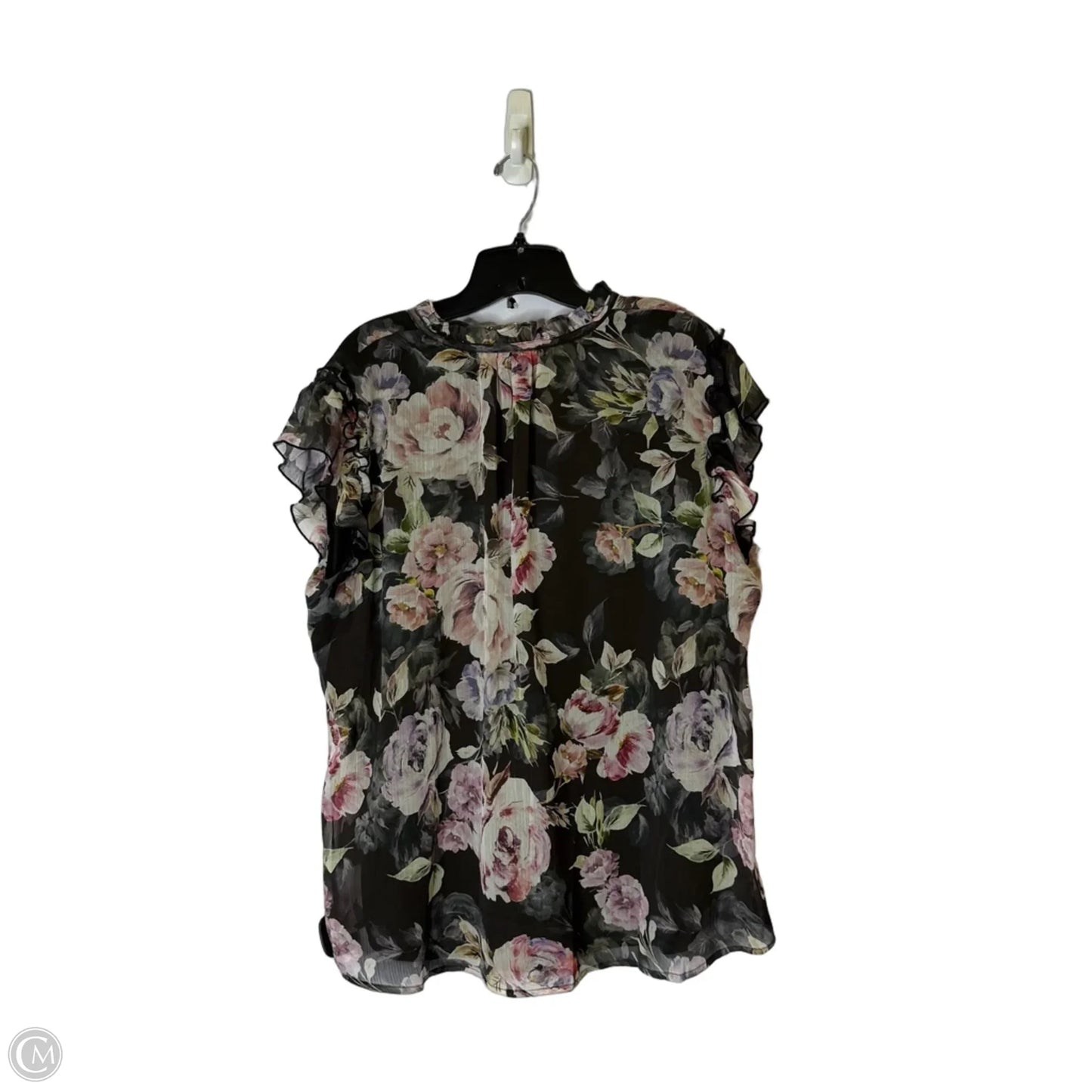 Blouse Sleeveless By Tamara H In Floral Print, Size: 1x