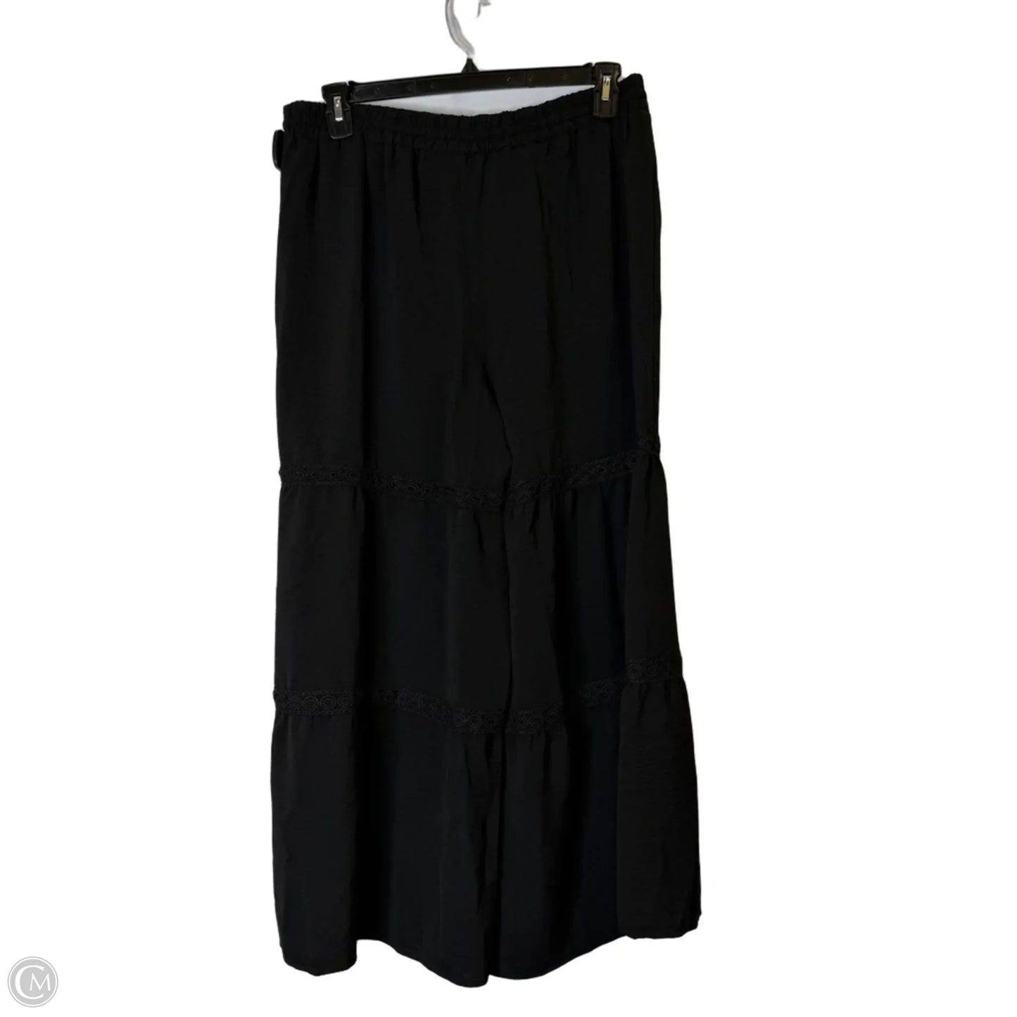 Pants Wide Leg By Cato In Black, Size: Xl
