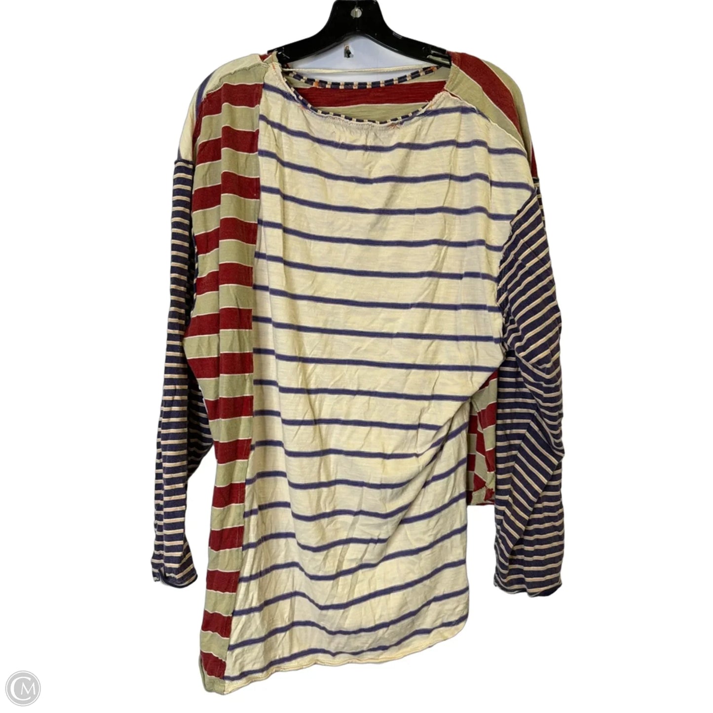 Top Long Sleeve By We The Free In Striped Pattern, Size: M