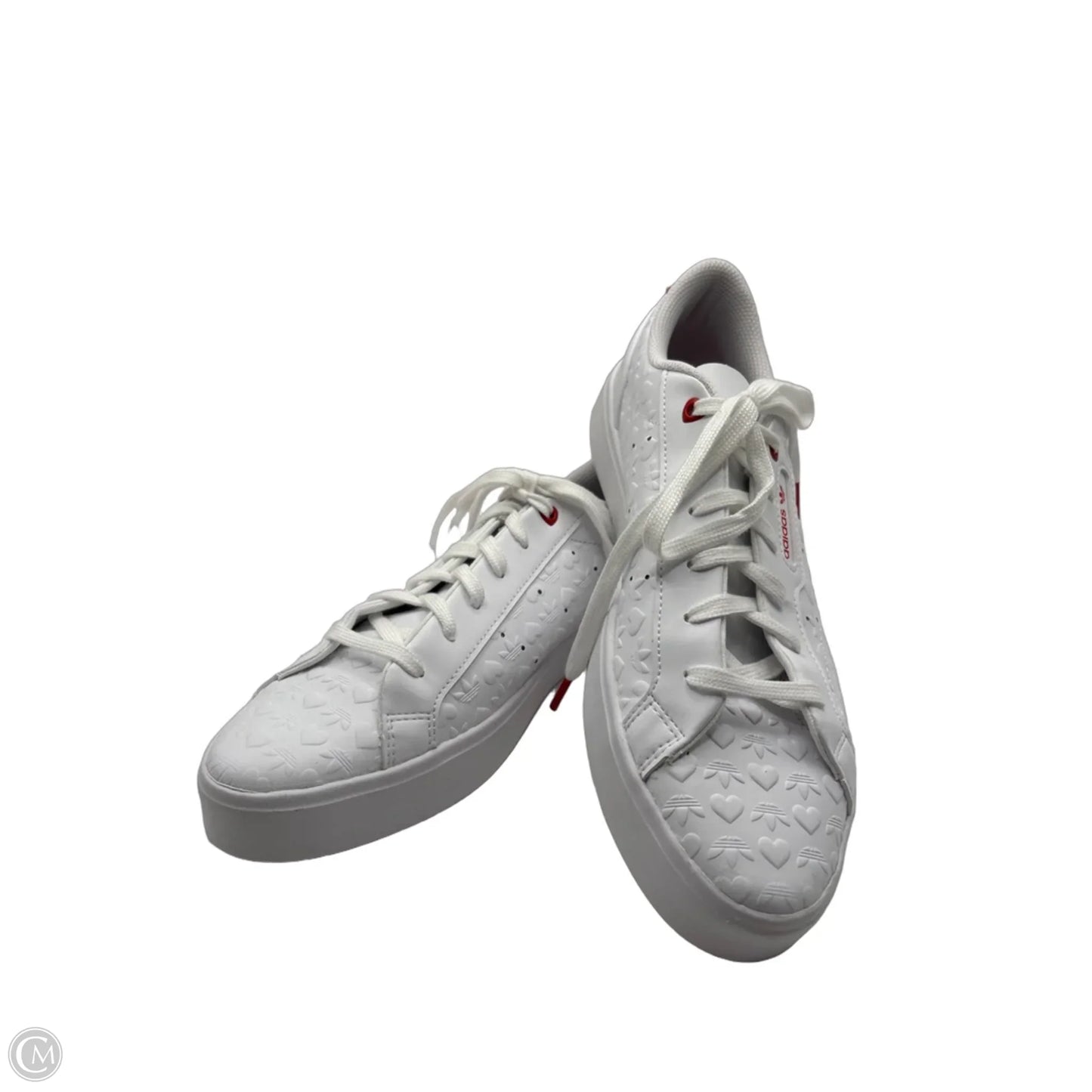 Shoes Flats By Adidas In White, Size: 10