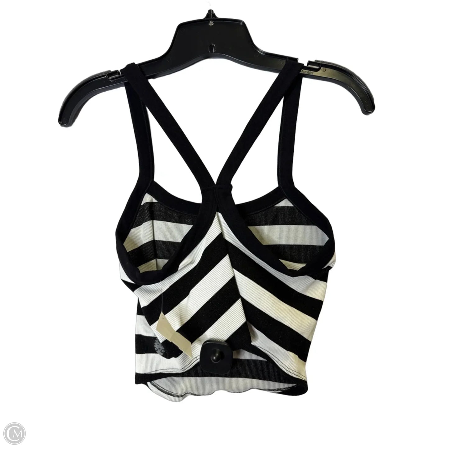 Athletic Tank Top By Free People In Black & White, Size: Xl