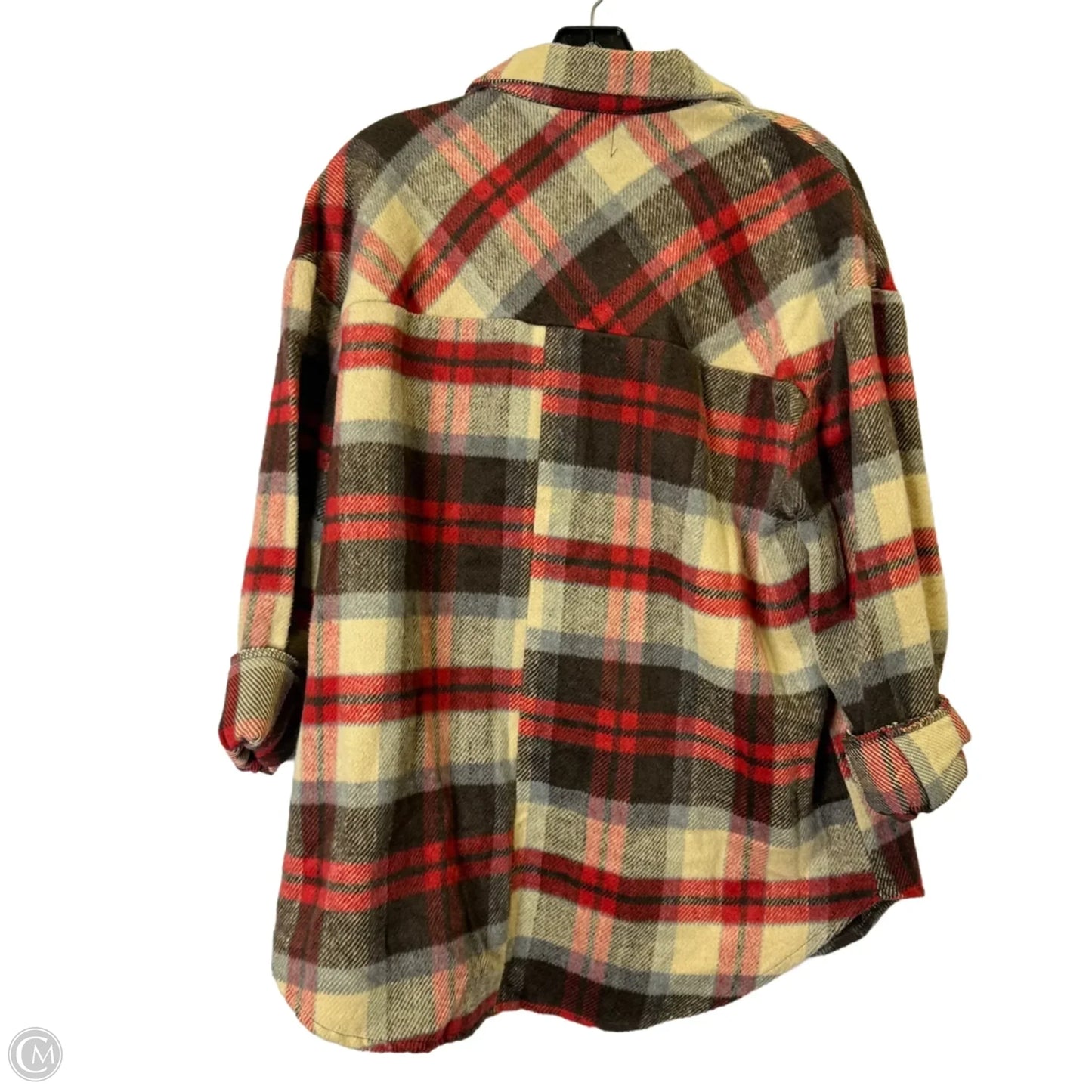 Jacket Shirt By Hyfve In Red, Size: S