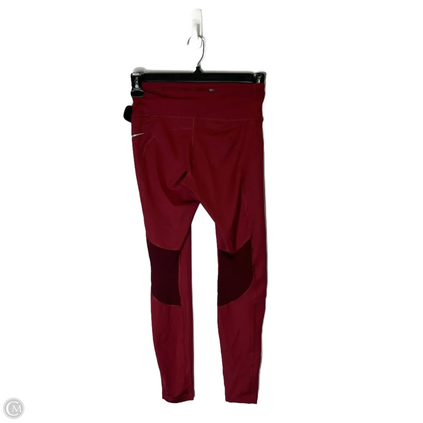 Athletic Leggings By Nike Apparel In Red, Size: S