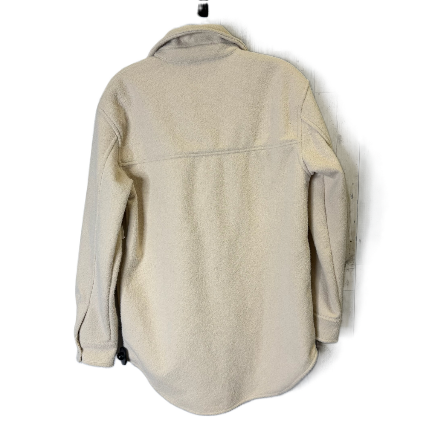 Jacket Shirt By Joie In Cream, Size: Xs