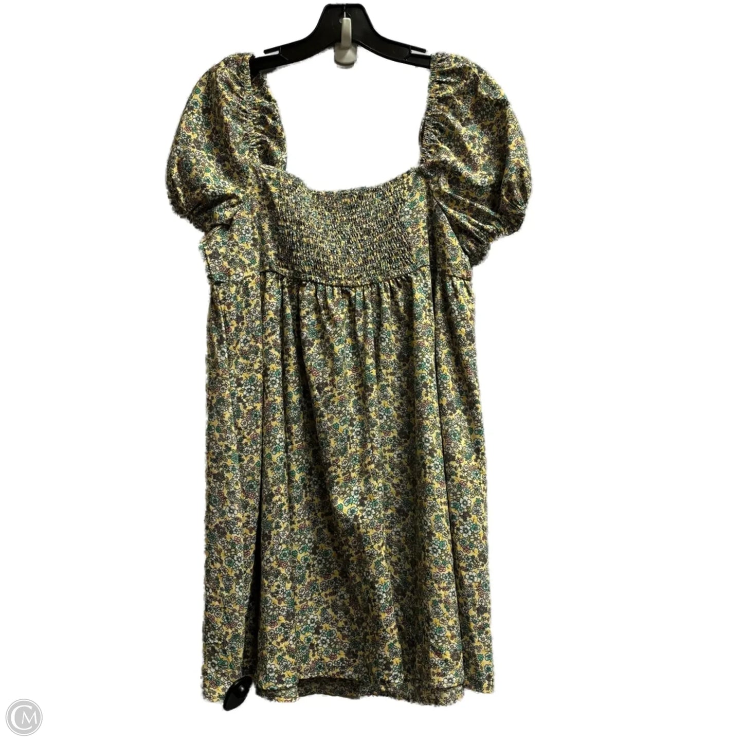 Dress Casual Short By Shein In Yellow, Size: L