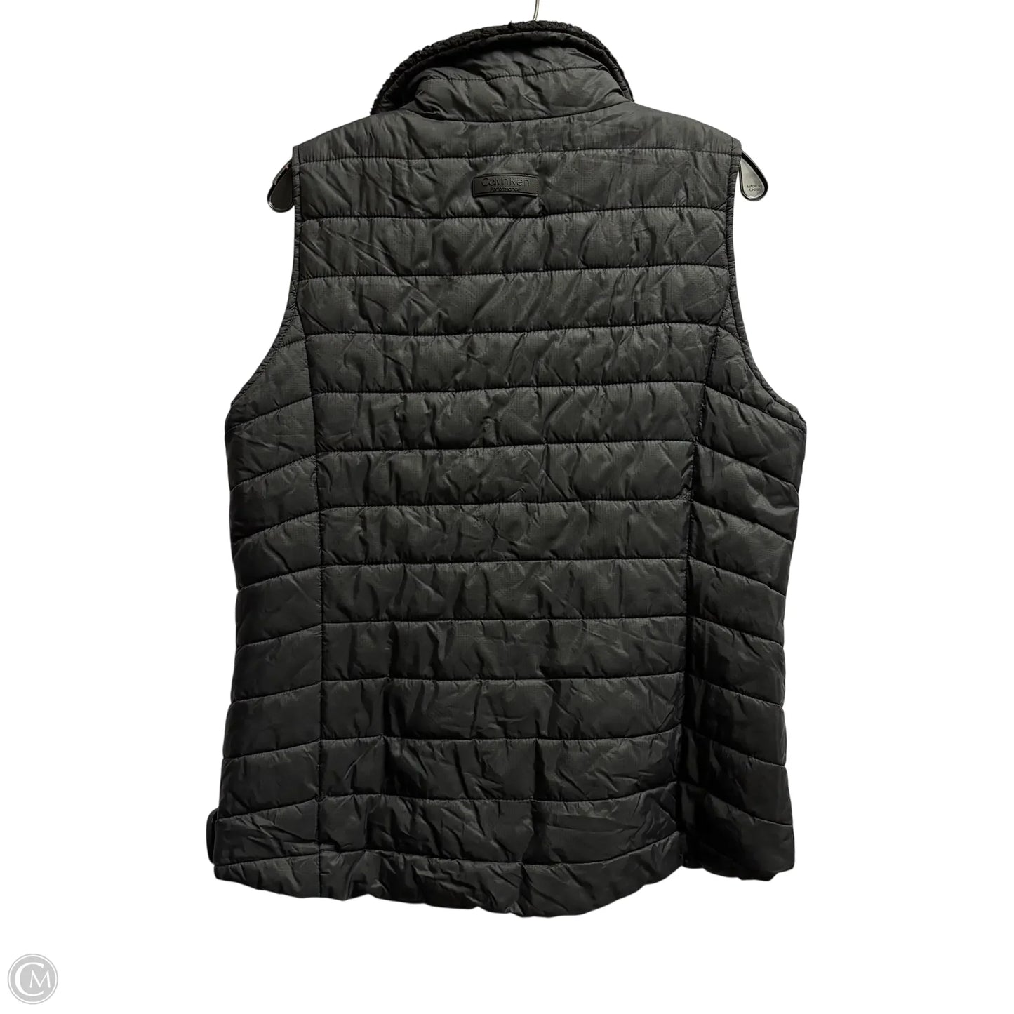 Vest Puffer & Quilted By Calvin Klein Performance In Black, Size: L