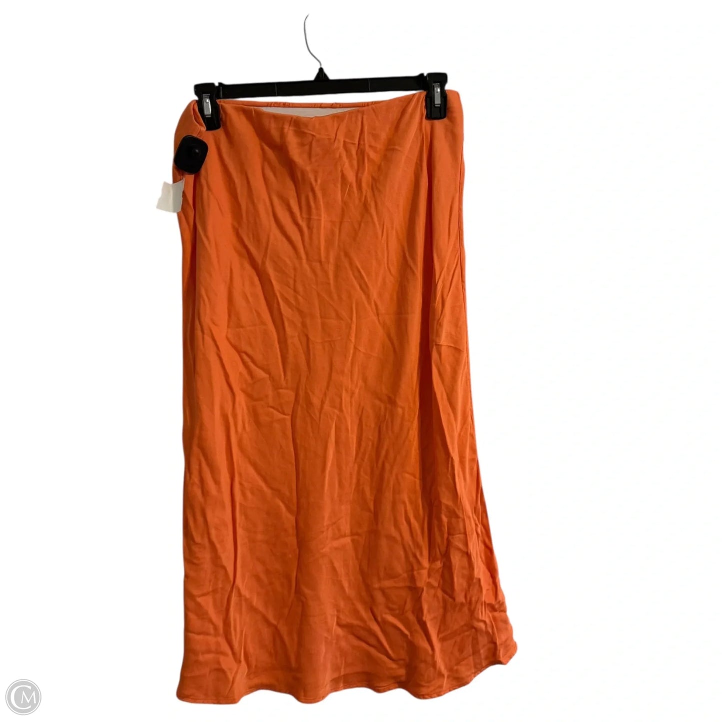 Skirt Midi By Anthropologie In Orange, Size: Xl