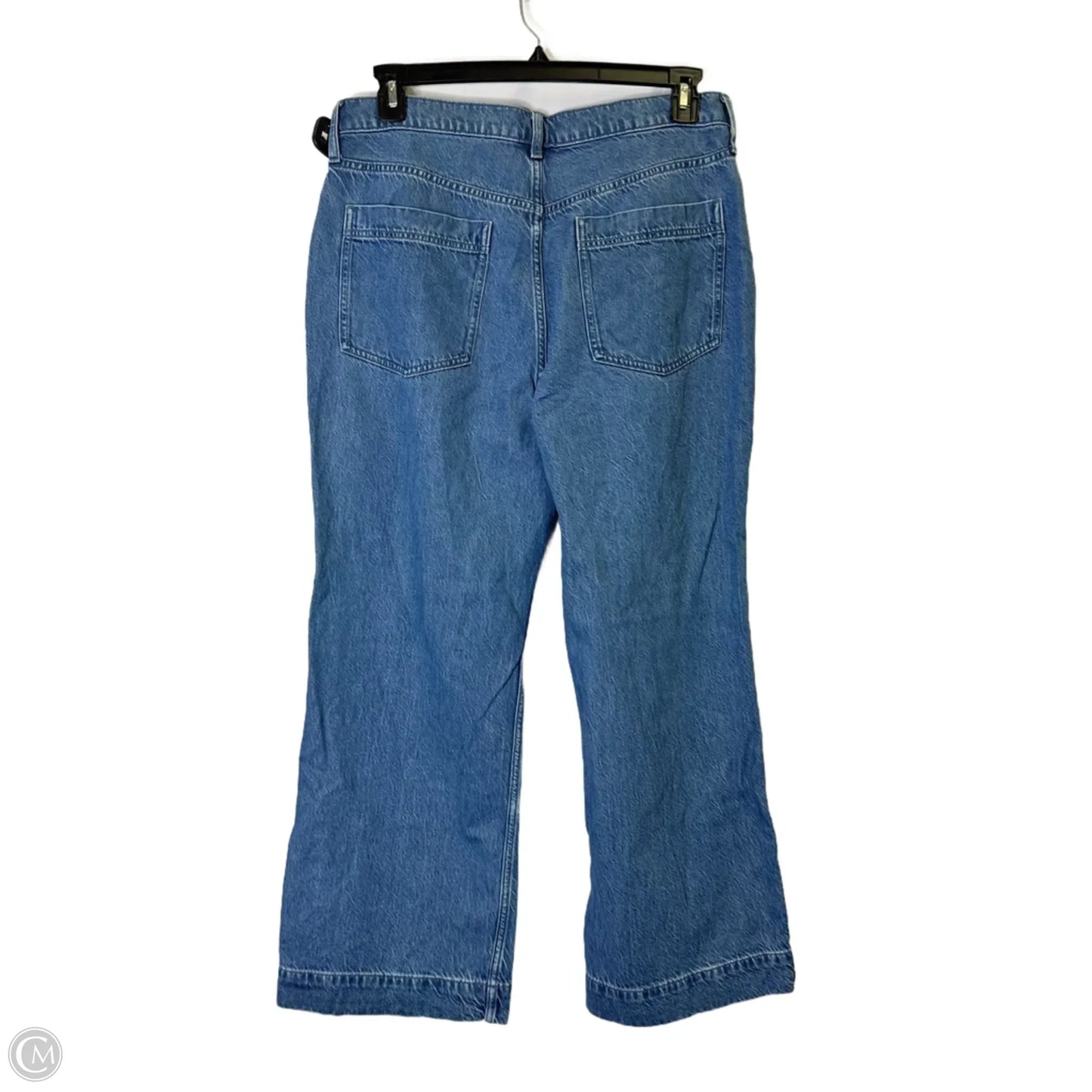 Jeans Wide Leg By J. Crew In Blue Denim, Size: 10