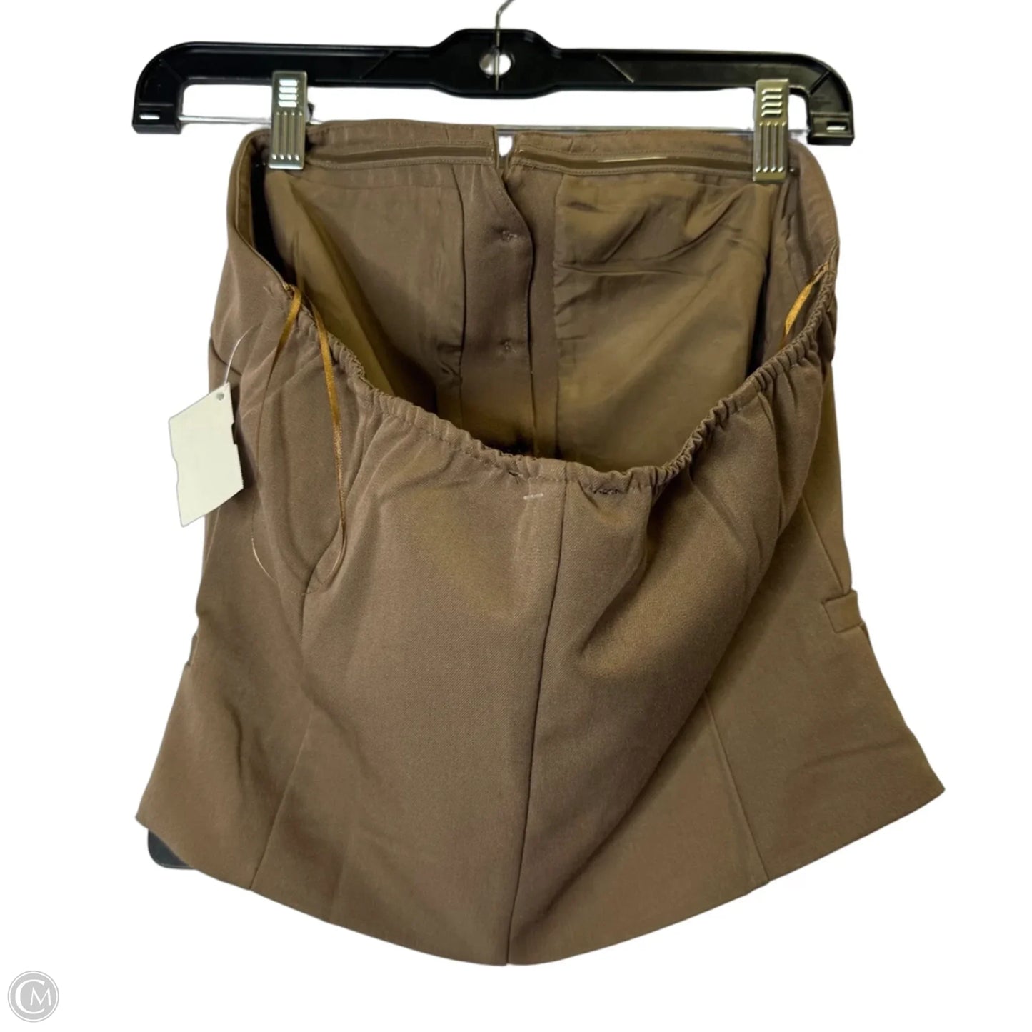 Top Sleeveless By Love Tree In Brown, Size: L