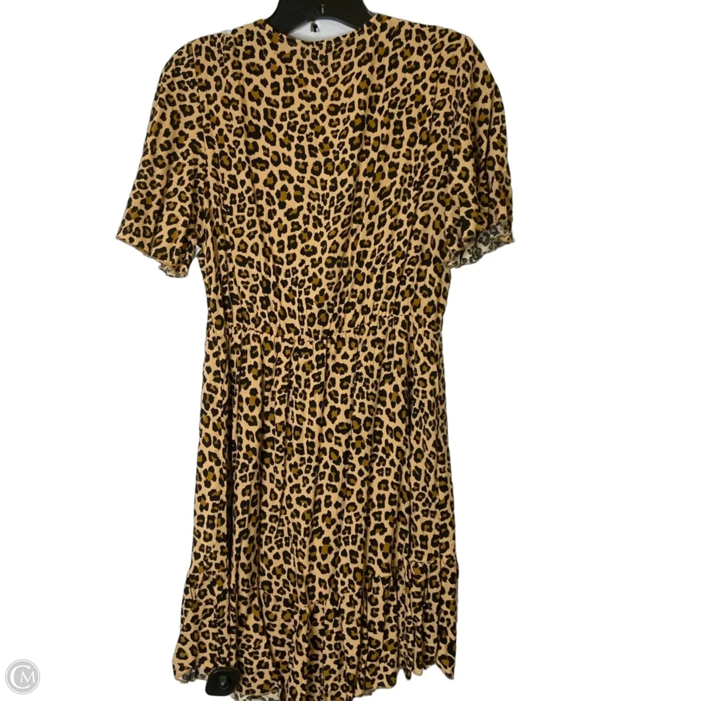 Dress Casual Short By Kirundo In Animal Print, Size: M