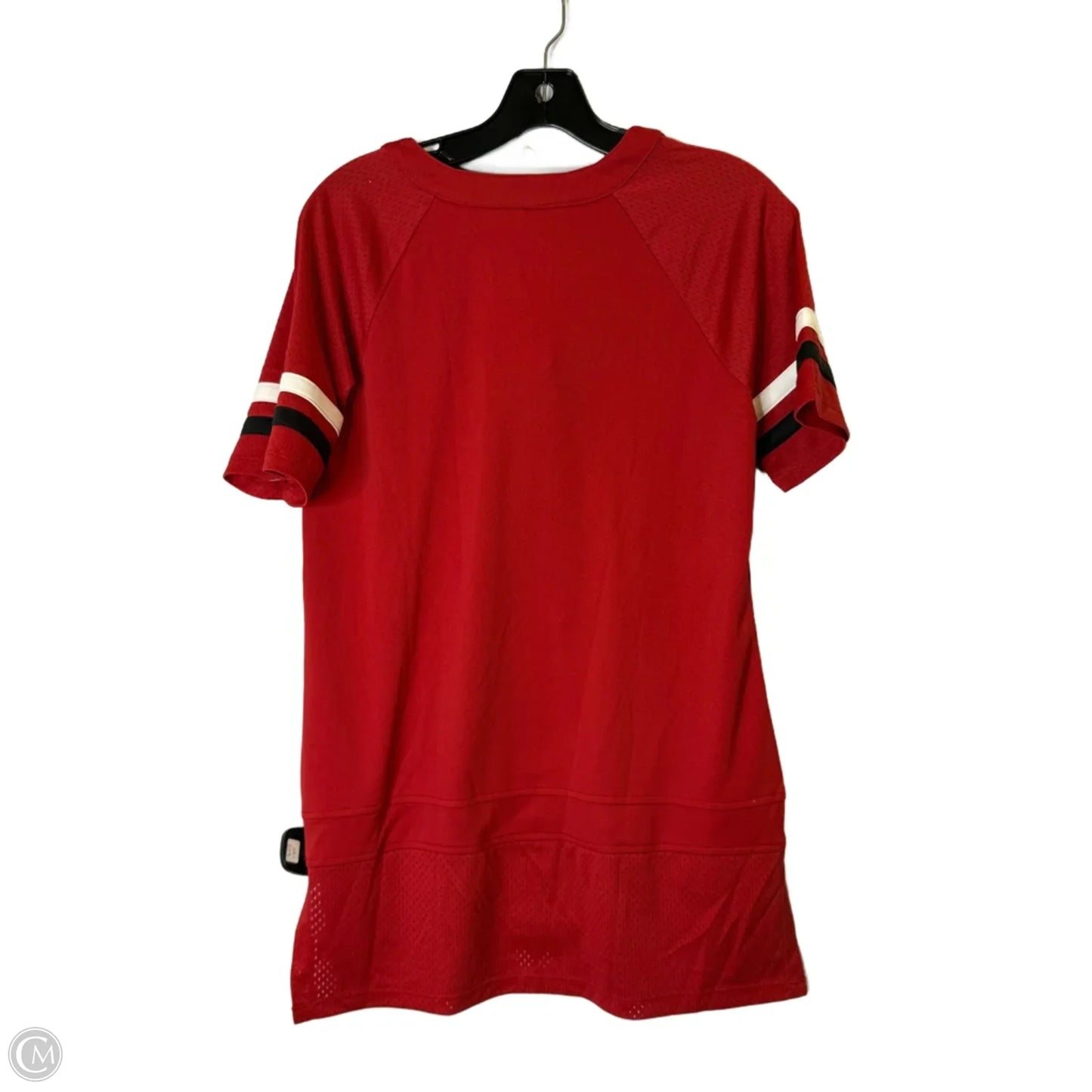 Top Short Sleeve By Nfl In Red, Size: M
