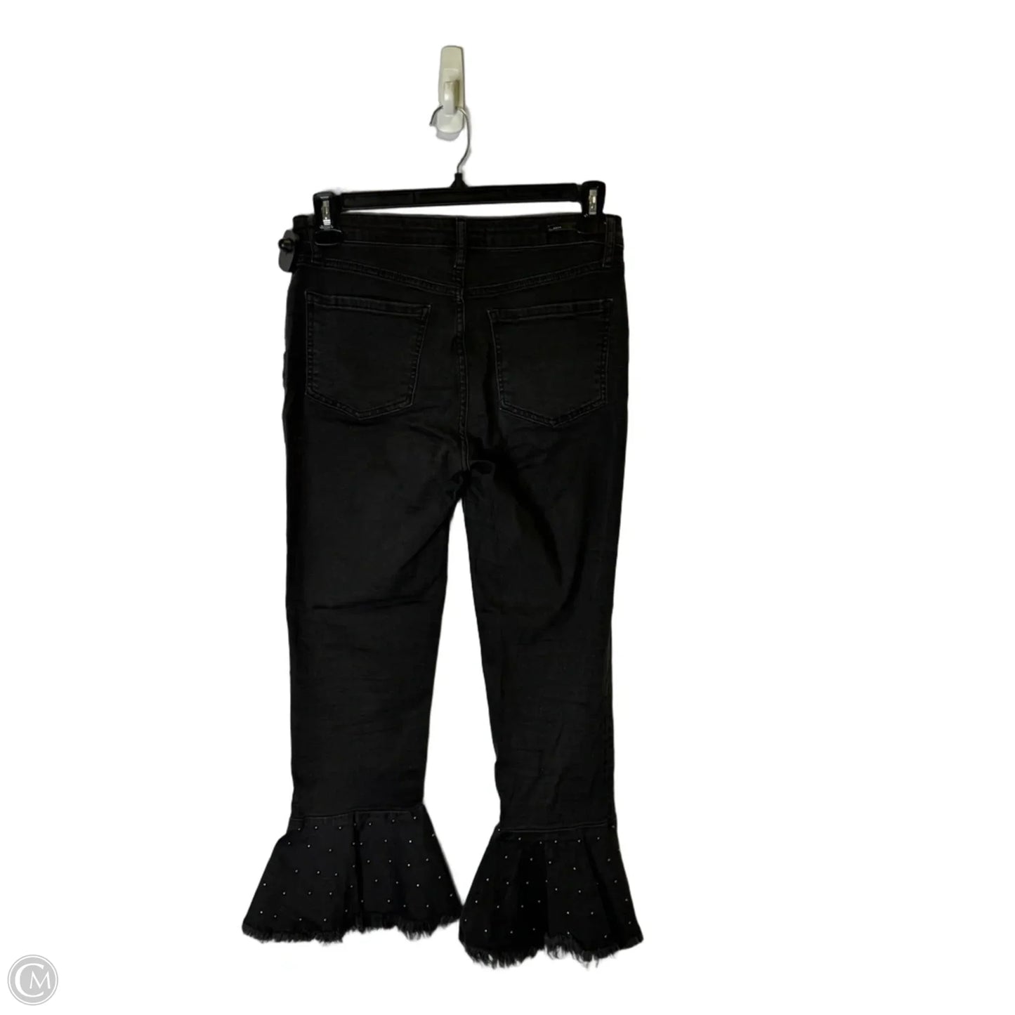 Jeans Flared By Pilcro In Black Denim, Size: 4