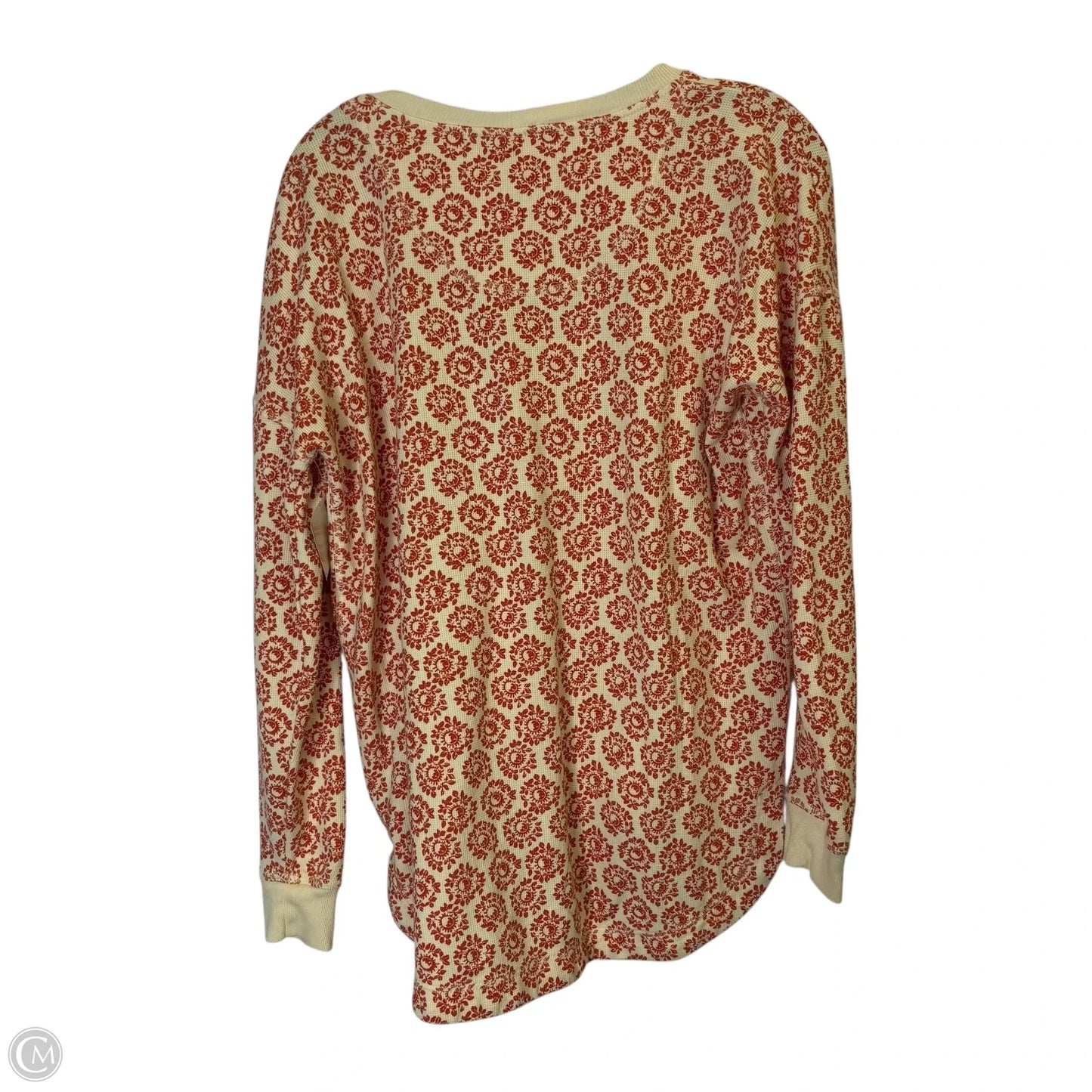 Top Long Sleeve By Anthropologie In Red, Size: M