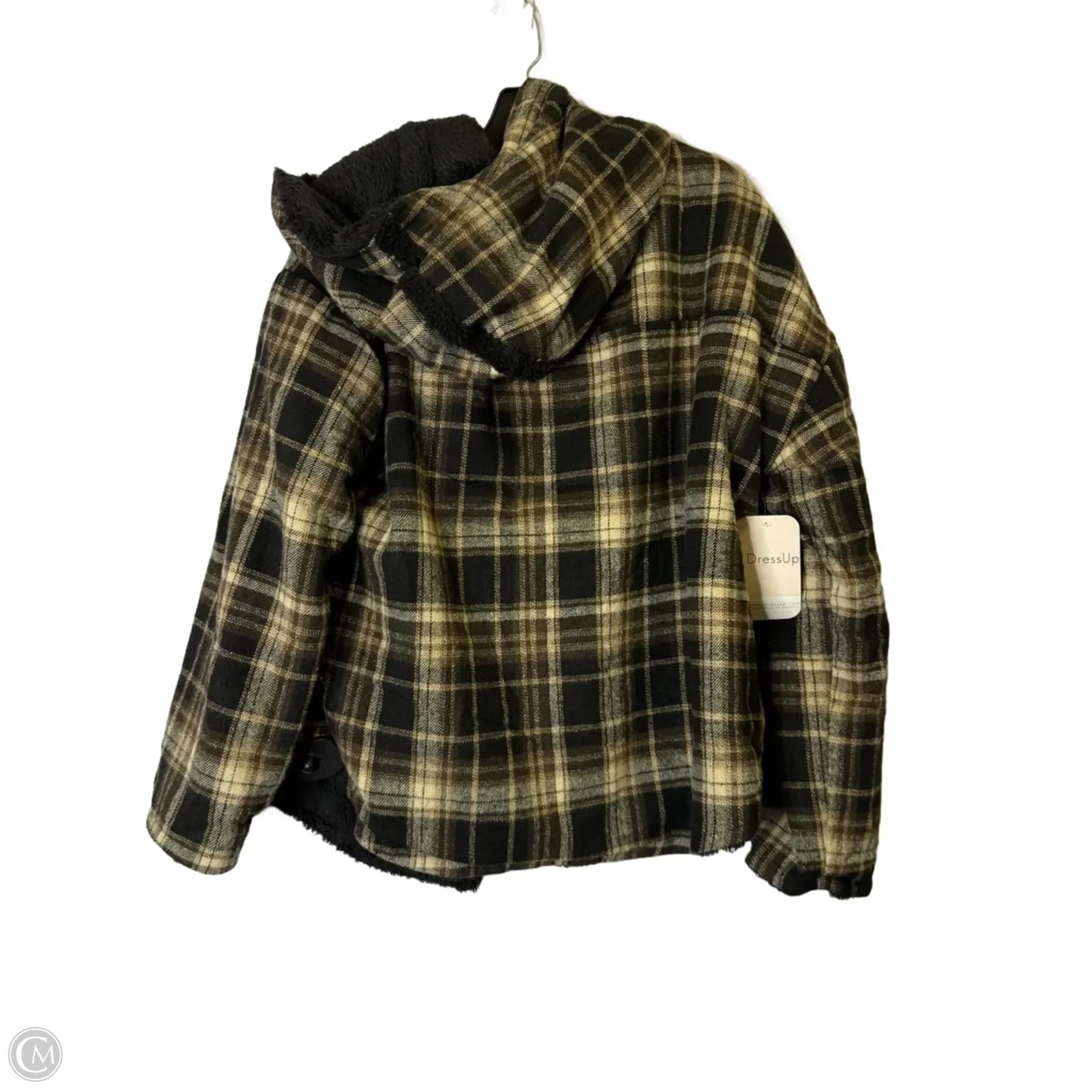 Coat Faux Fur & Sherpa By Dress Up In Brown, Size: L