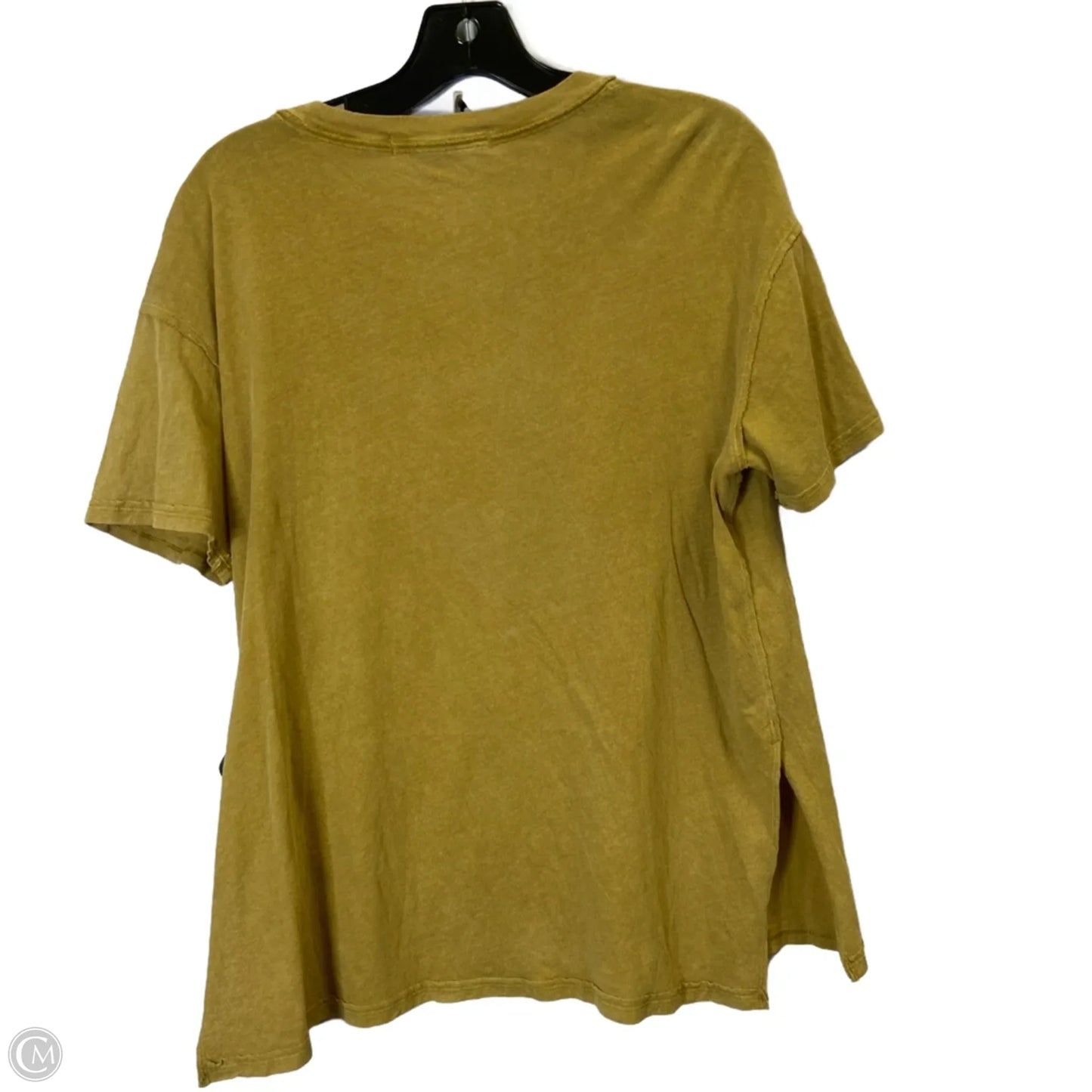 Top Short Sleeve By We The Free In Yellow, Size: Xs