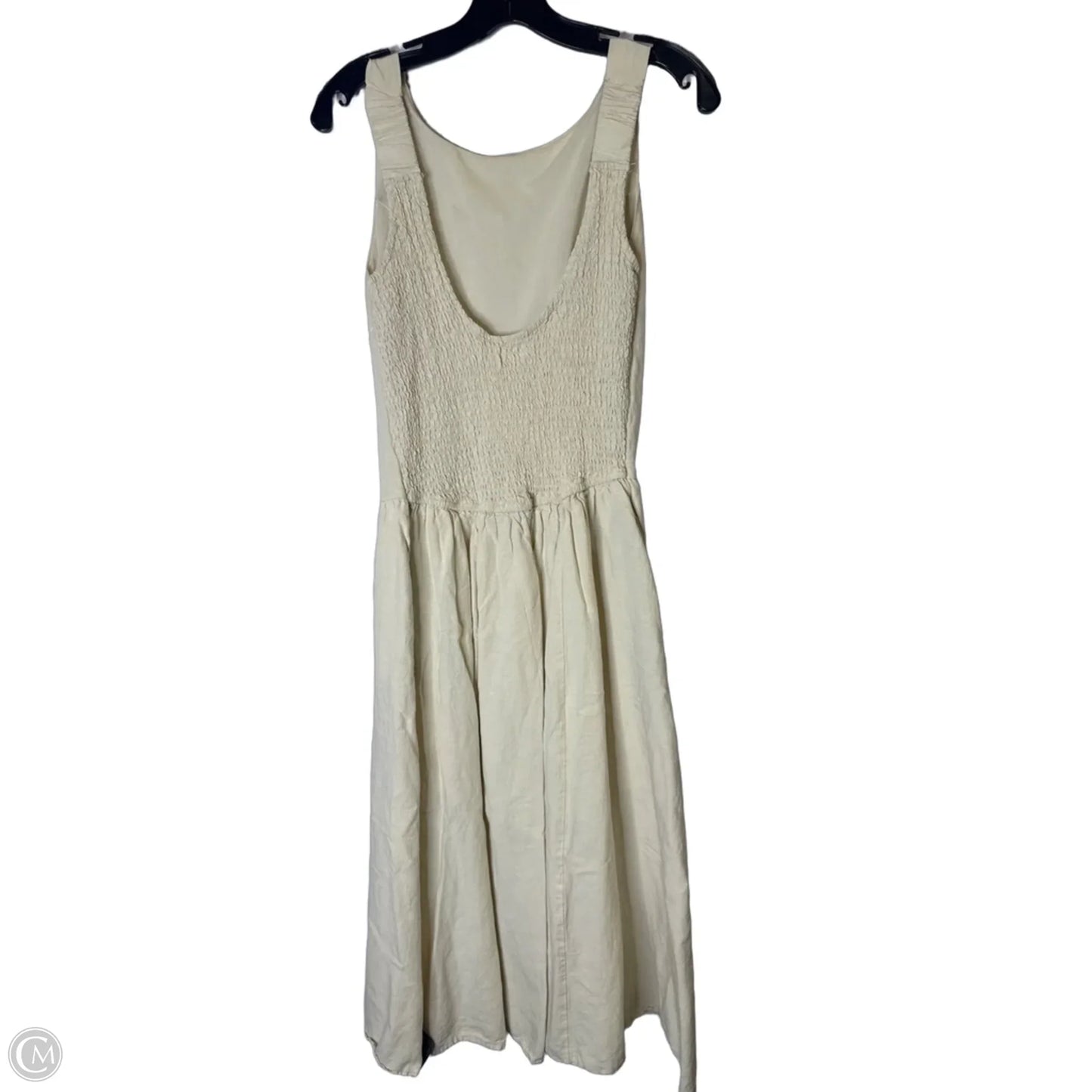 Dress Casual Midi By Japna In Cream, Size: M