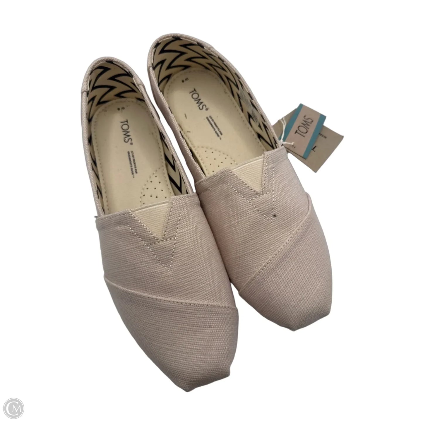 Shoes Flats By Toms In Tan, Size: 9