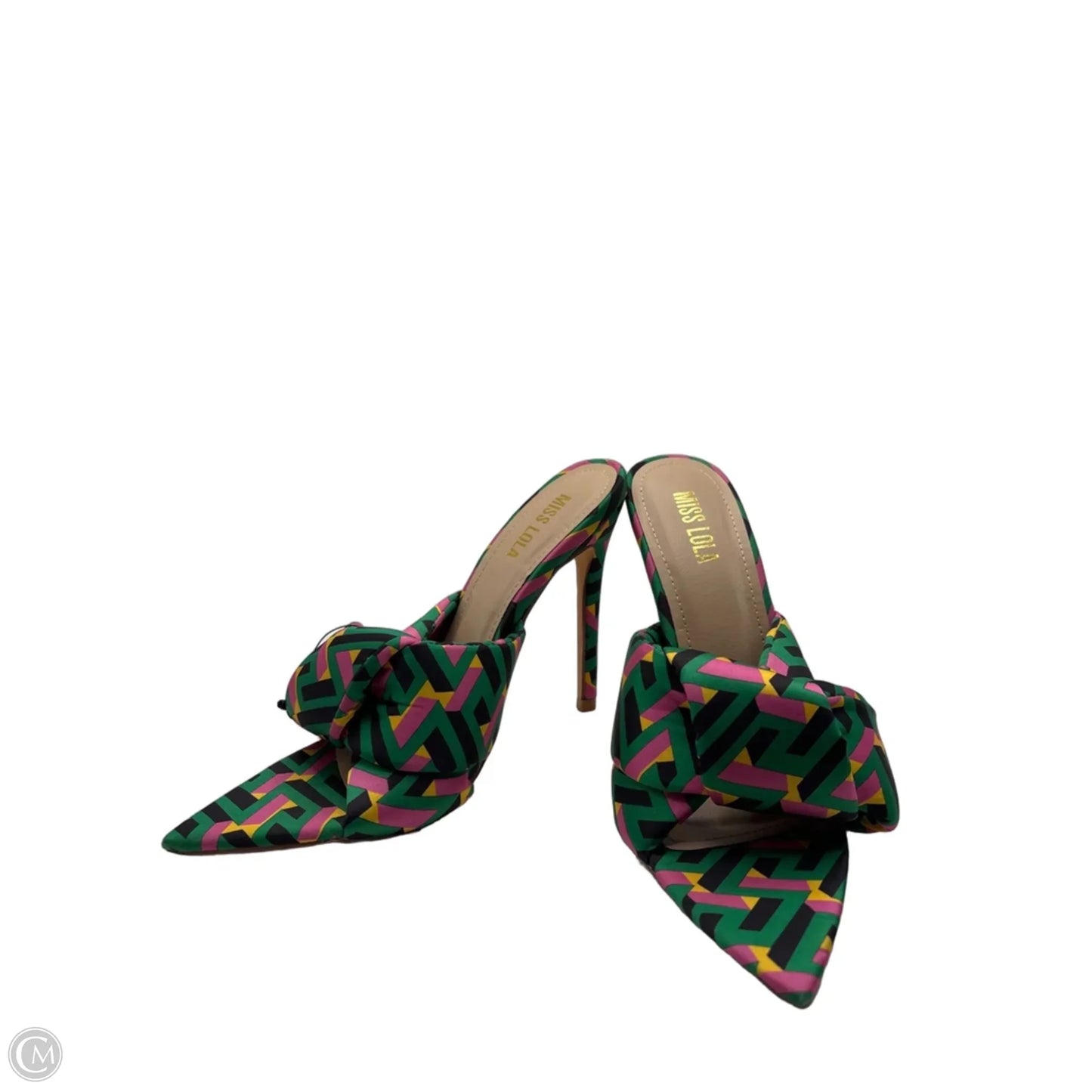 Shoes Heels Stiletto By Clothes Mentor In Green & Pink, Size: 7