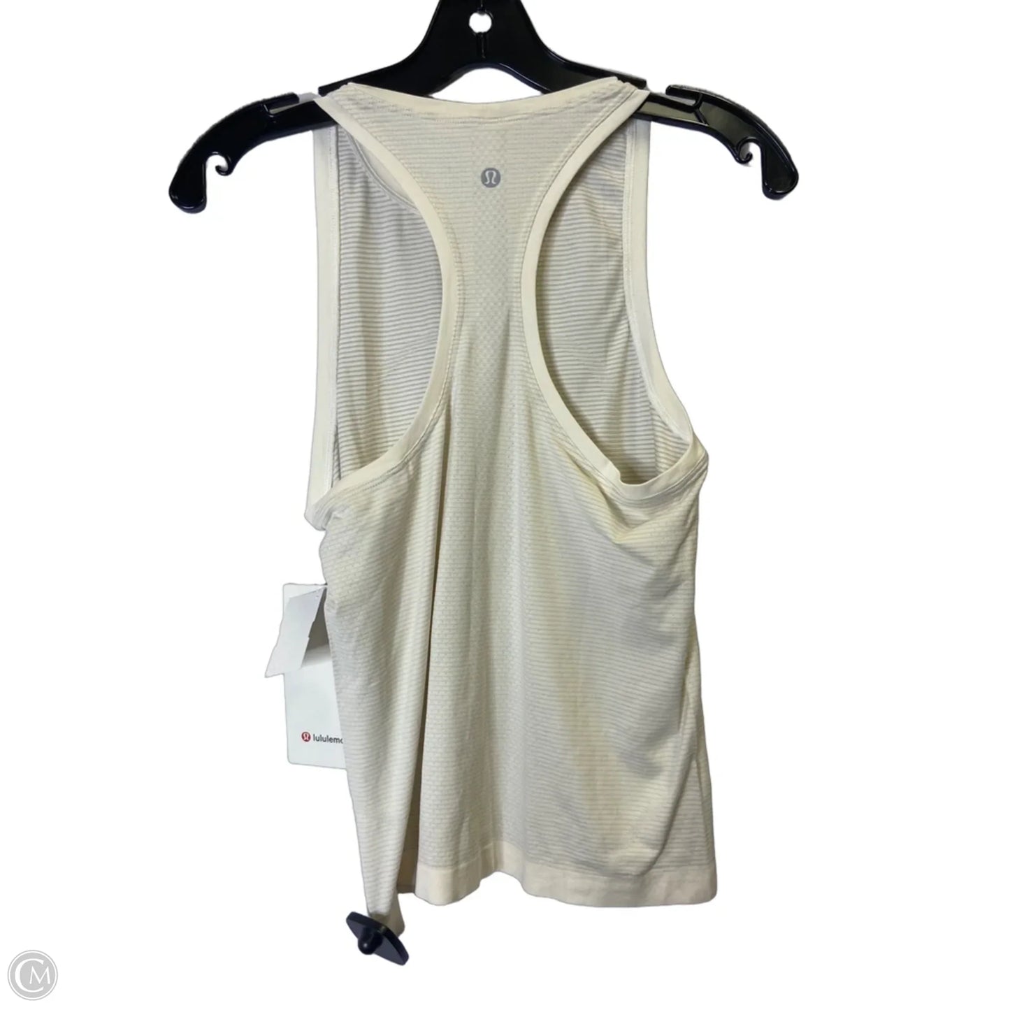 Athletic Tank Top By Lululemon In Cream, Size: 6