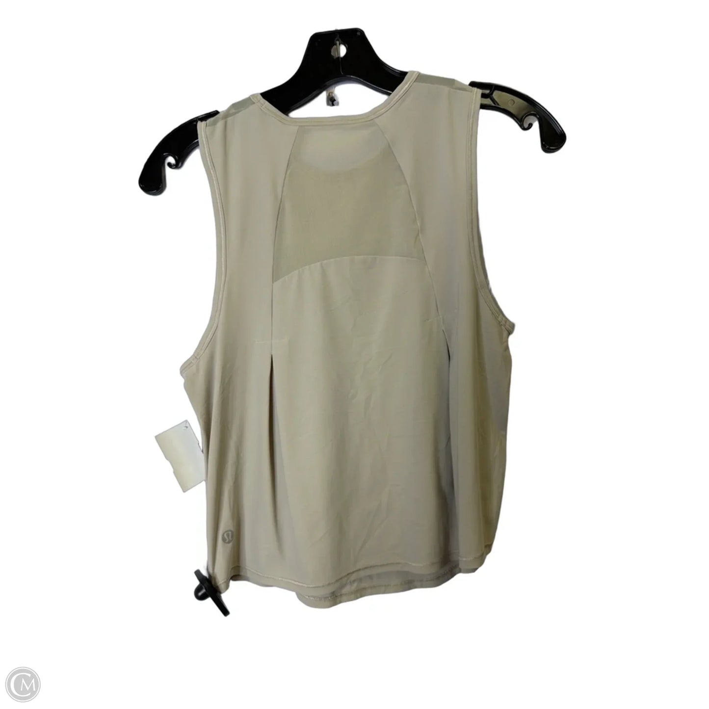 Athletic Tank Top By Lululemon In Tan, Size: S