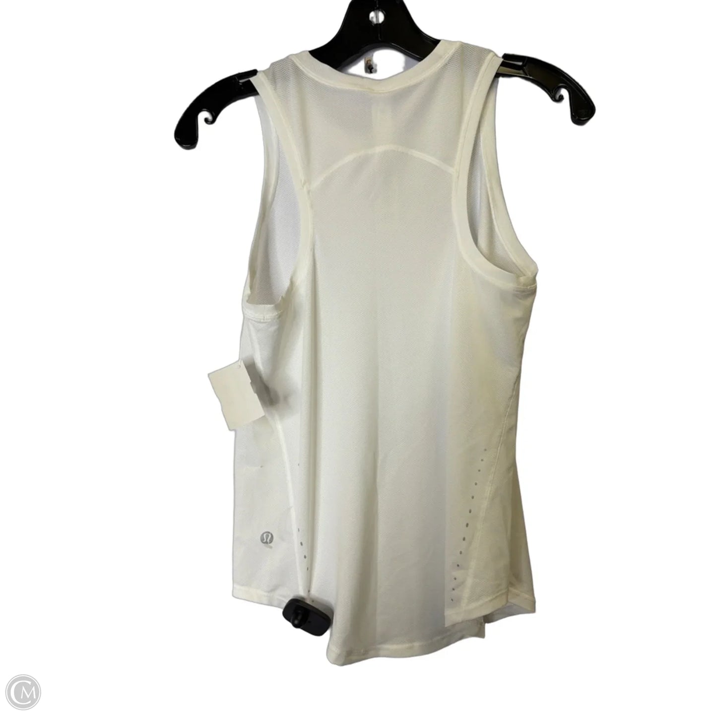 Athletic Tank Top By Lululemon In White, Size: 4