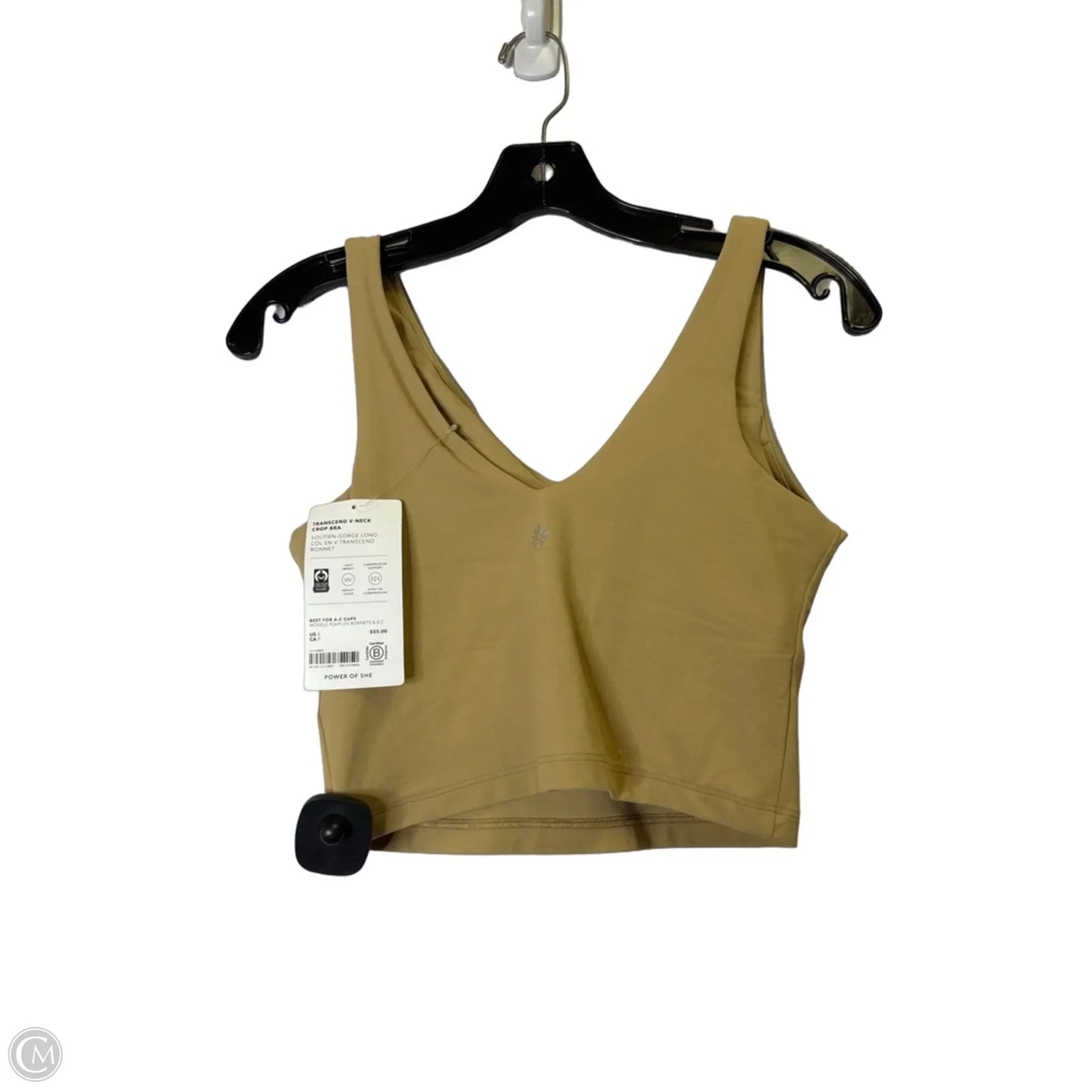 Athletic Tank Top By Athleta In Tan, Size: S