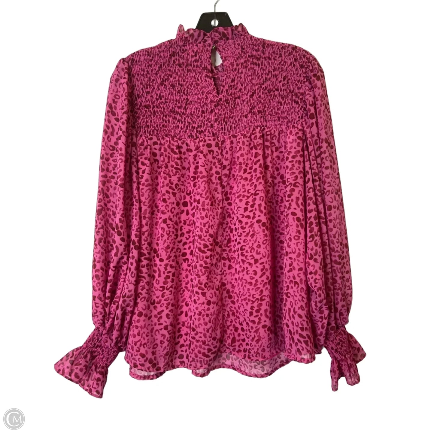 Top Long Sleeve By Entro In Pink, Size: S