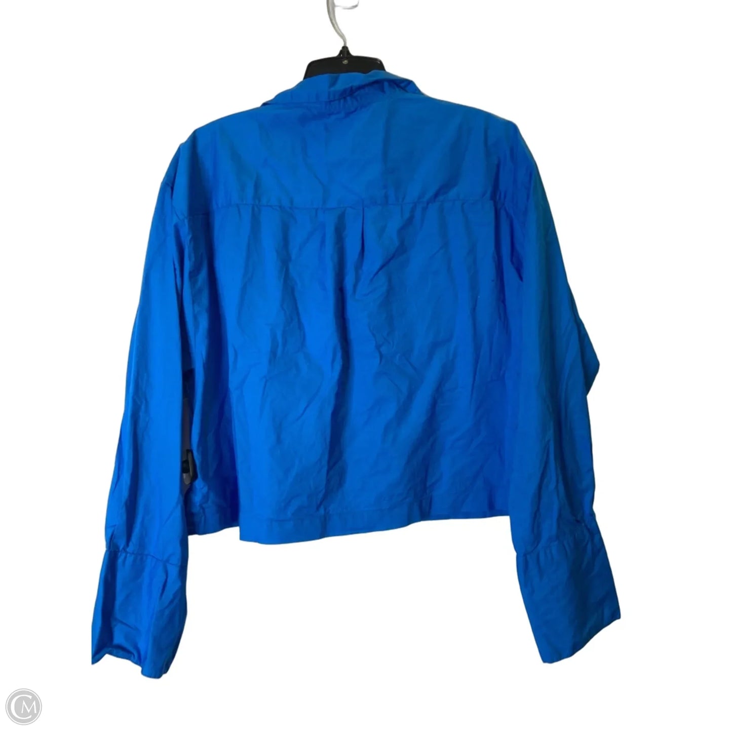 Top Long Sleeve By Maeve In Blue, Size: L