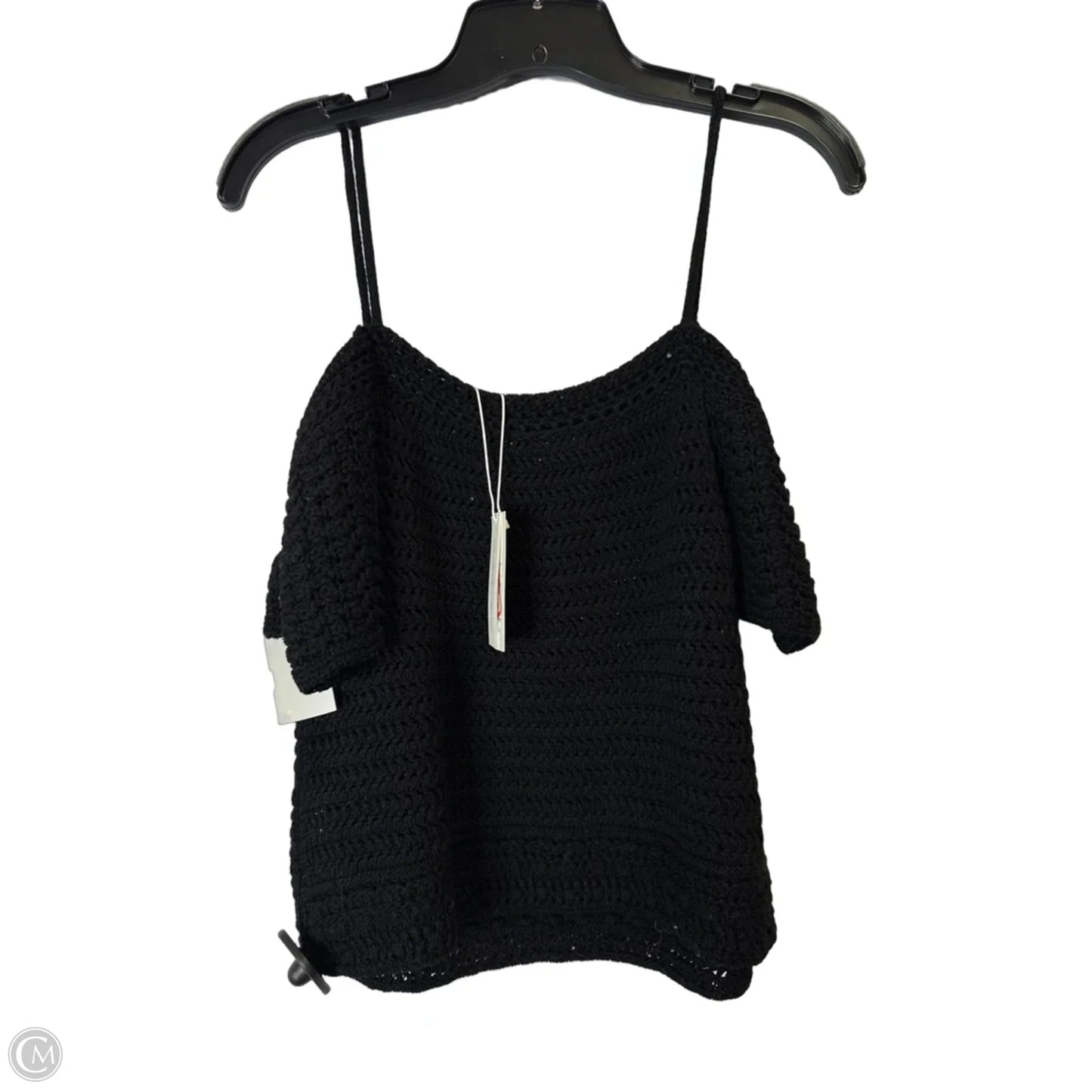 Top Short Sleeve By Vince In Black, Size: M
