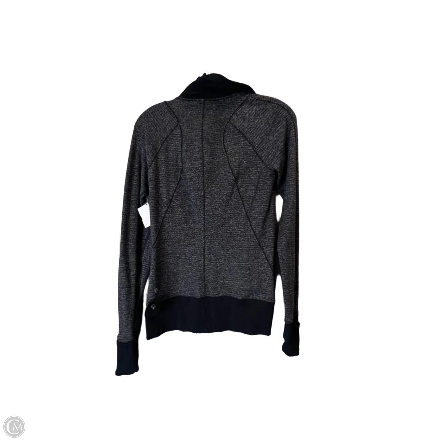 Athletic Jacket By Lululemon In Grey, Size: 6