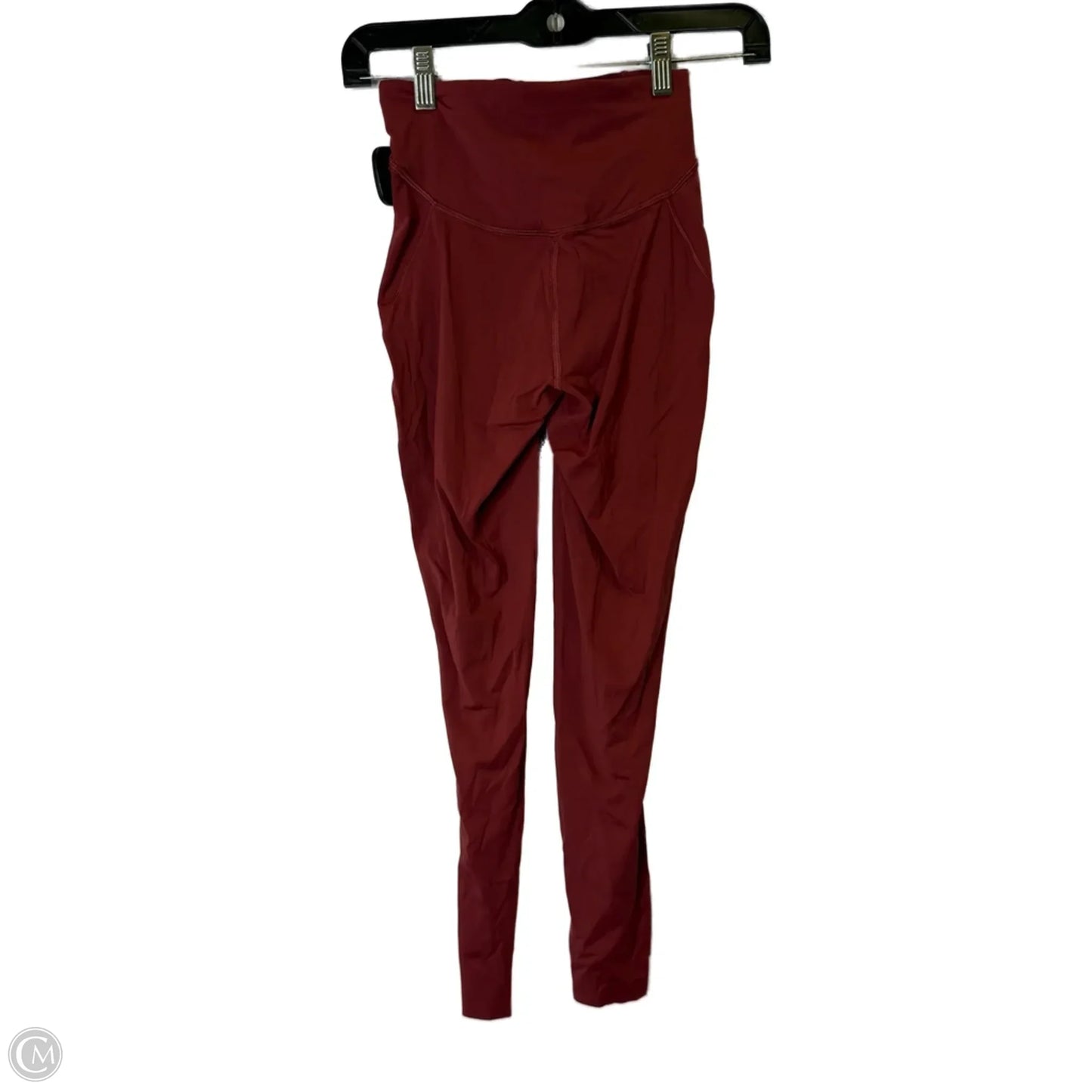 Athletic Leggings By Lululemon In Red, Size: 2