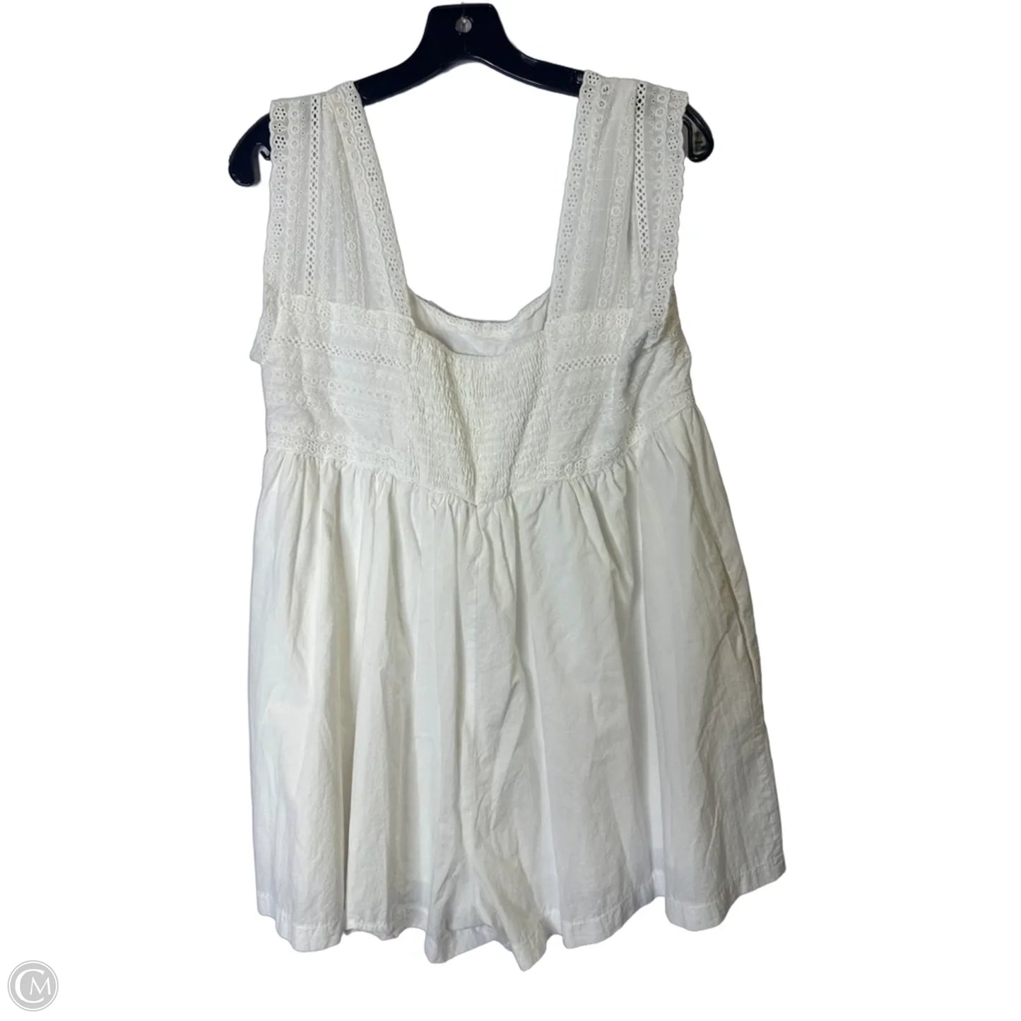 Romper By Mable In White, Size: L