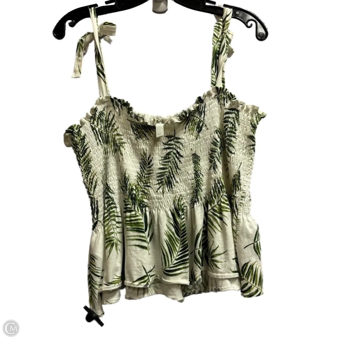 Top Sleeveless By H&m In White, Size: Xl