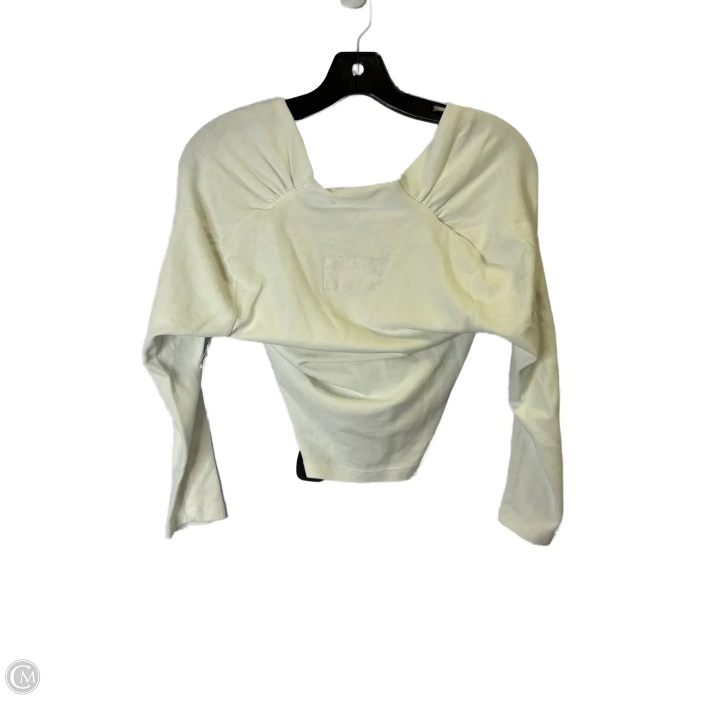 Top Long Sleeve By Maeve In White, Size: Xs