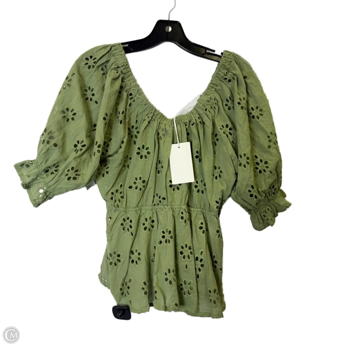 Top Short Sleeve By Clothes Mentor In Green, Size: S