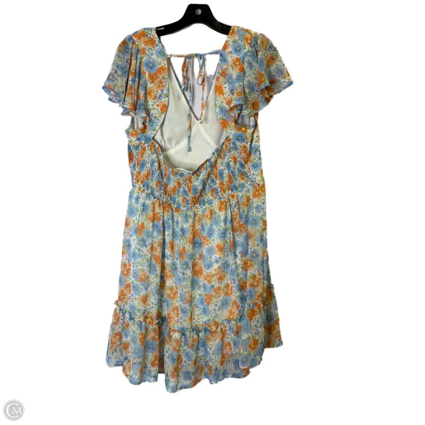 Dress Casual Short By Altard State In Blue & Orange, Size: Xl