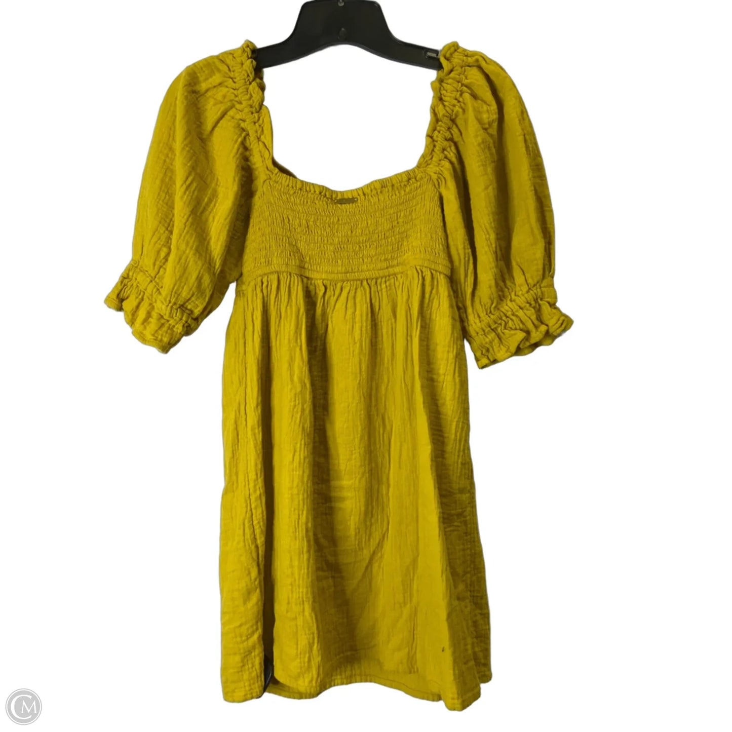 Dress Casual Short By Billabong In Yellow, Size: M